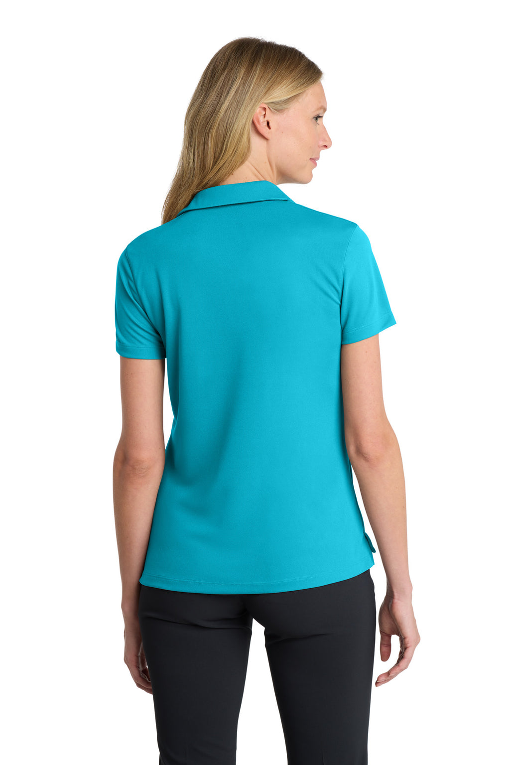 Nike Women's Dri-FIT Micro Pique 2.0 Polo NKDC1991 - Tidal Blue - back