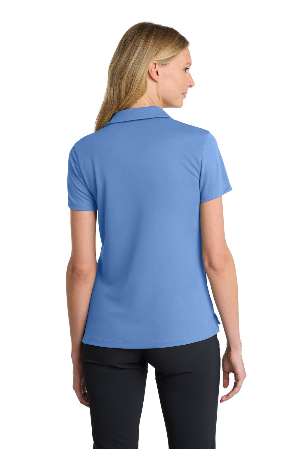 Nike Women's Dri-FIT Micro Pique 2.0 Polo NKDC1991 - Valor Blue - back