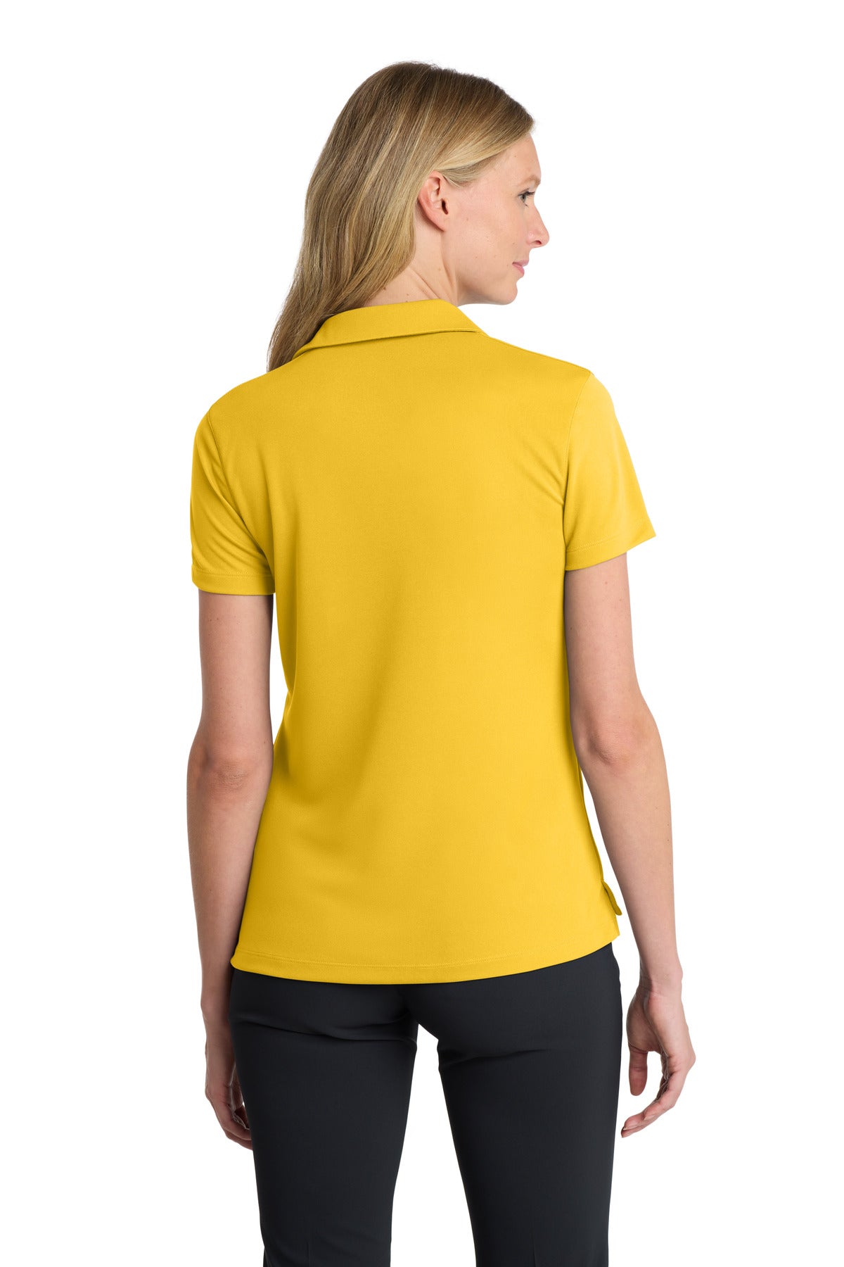 Nike Women's Dri-FIT Micro Pique 2.0 Polo NKDC1991 - Varsity Maize - back
