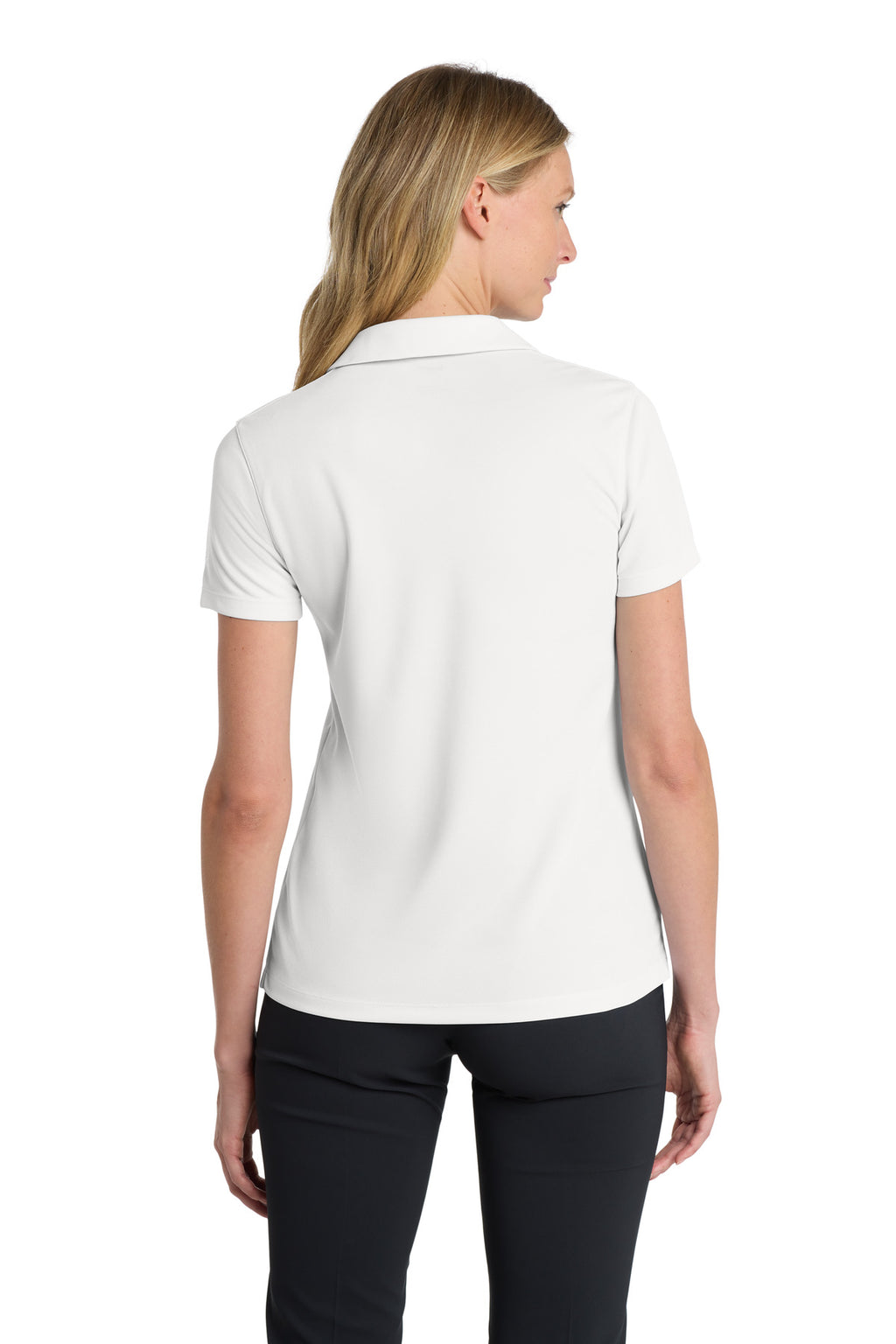 Nike Women's Dri-FIT Micro Pique 2.0 Polo NKDC1991 - White - back