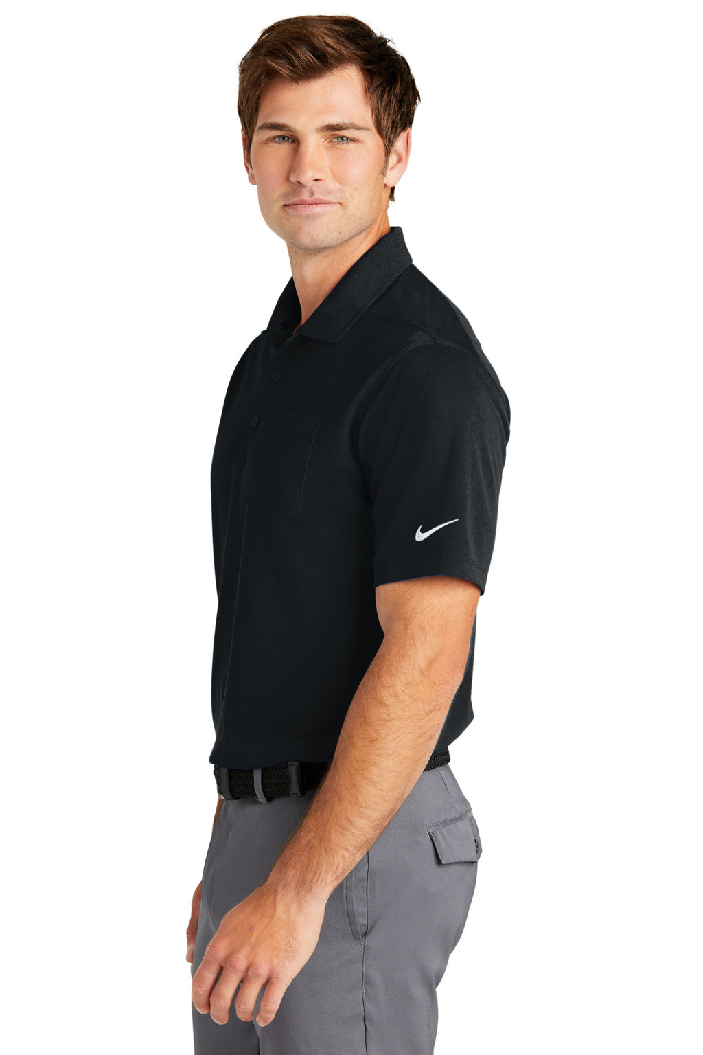 Nike Dri-FIT Micro Pique 2.0 Pocket Polo NKDC2103 - Black - side