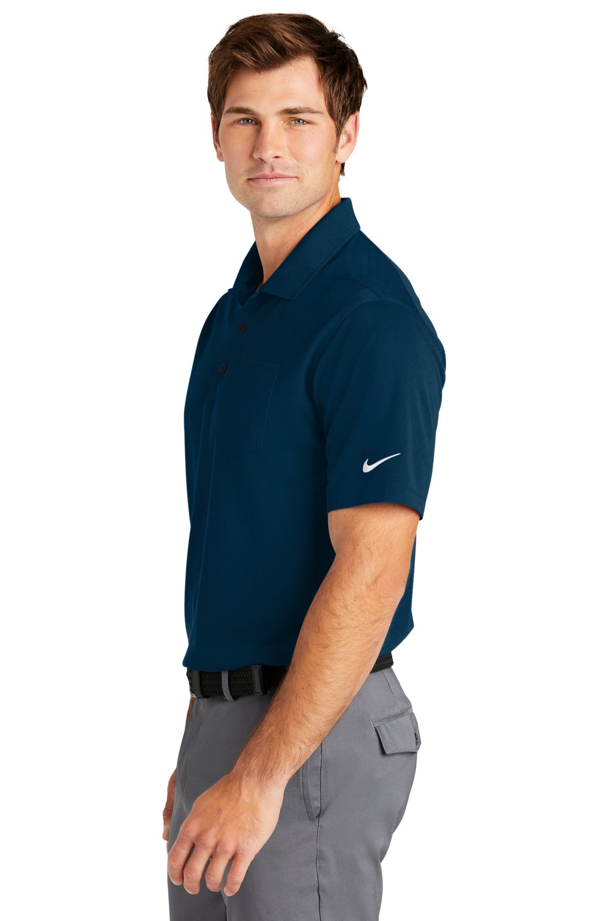 Nike Dri-FIT Micro Pique 2.0 Pocket Polo NKDC2103 - Navy - side