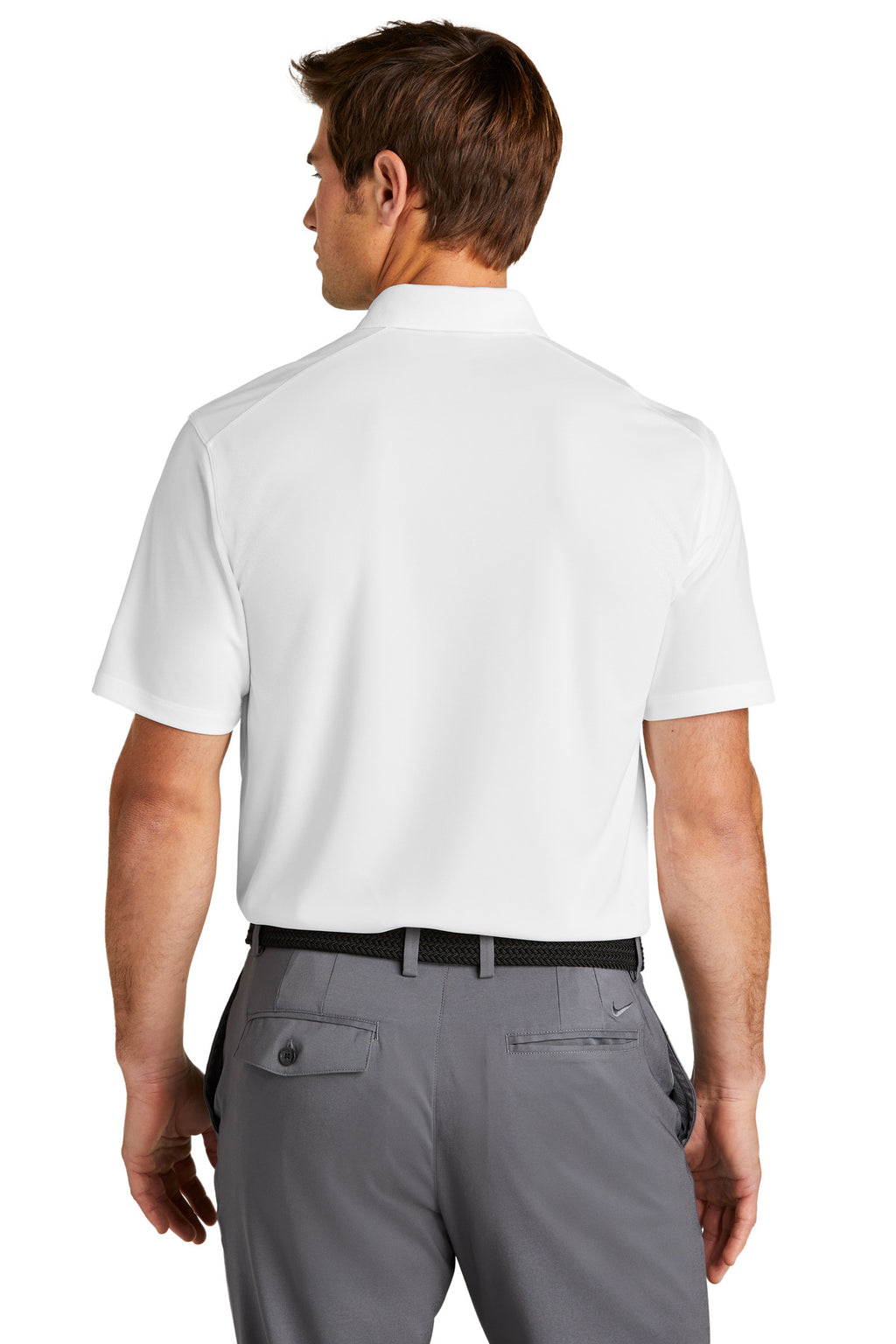Nike Dri-FIT Micro Pique 2.0 Pocket Polo NKDC2103 - White - back