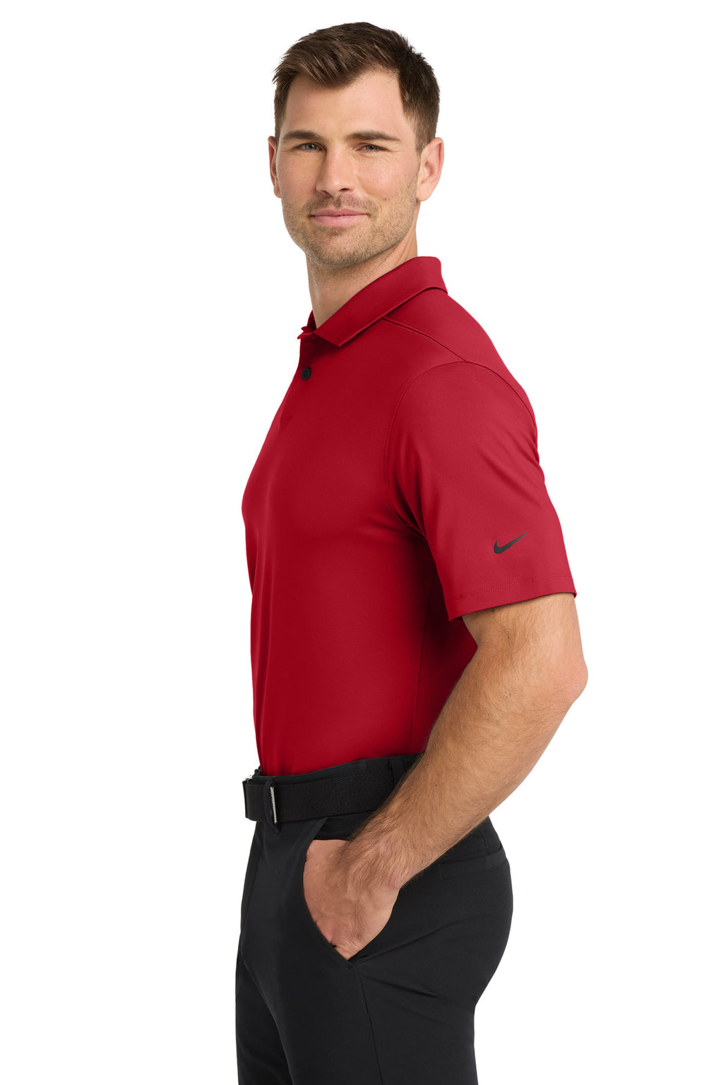 Nike Dri-FIT Vapor Polo NKDC2108 - Gym Red - side