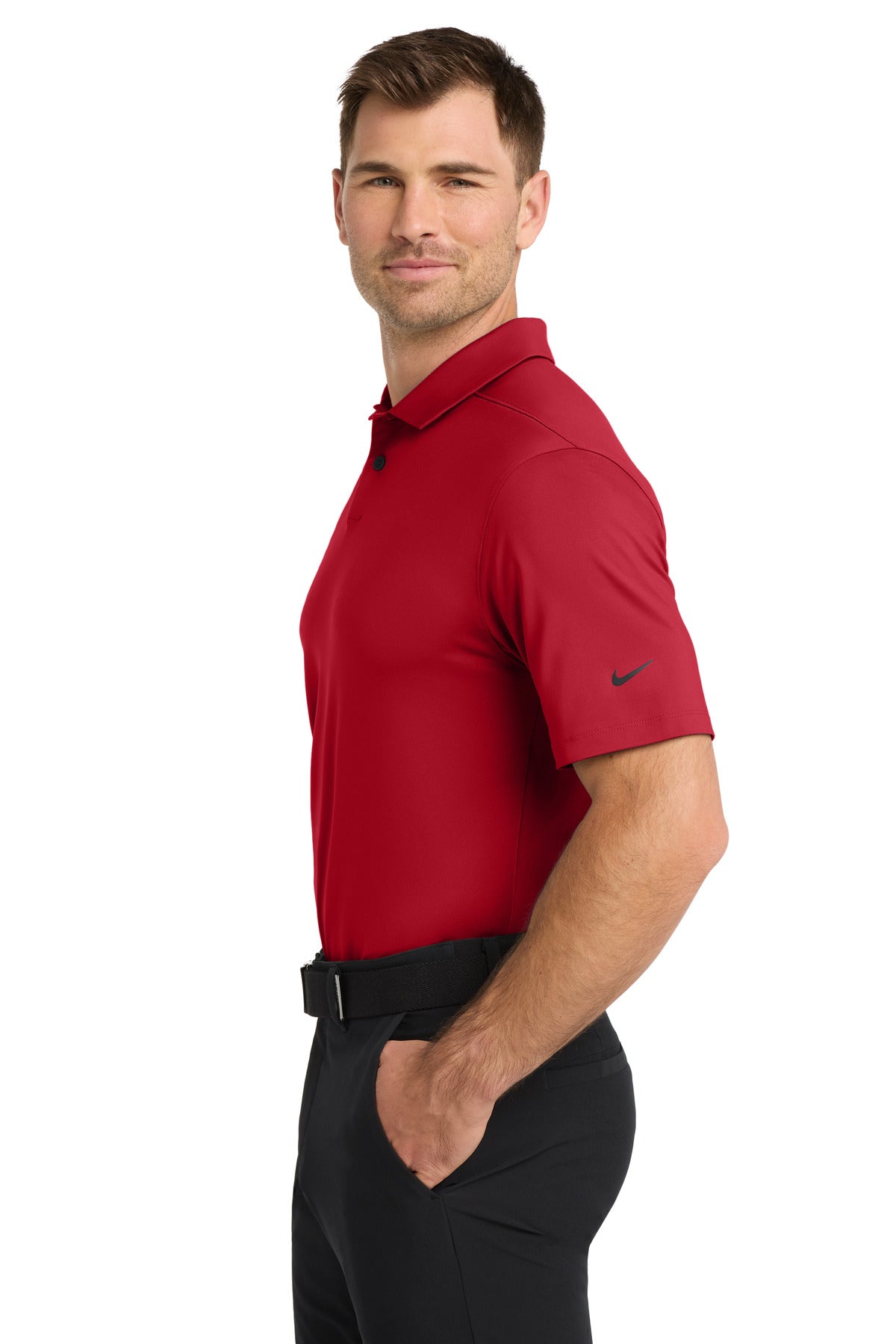 Nike Dri-FIT Vapor Polo NKDC2108 - Gym Red - side