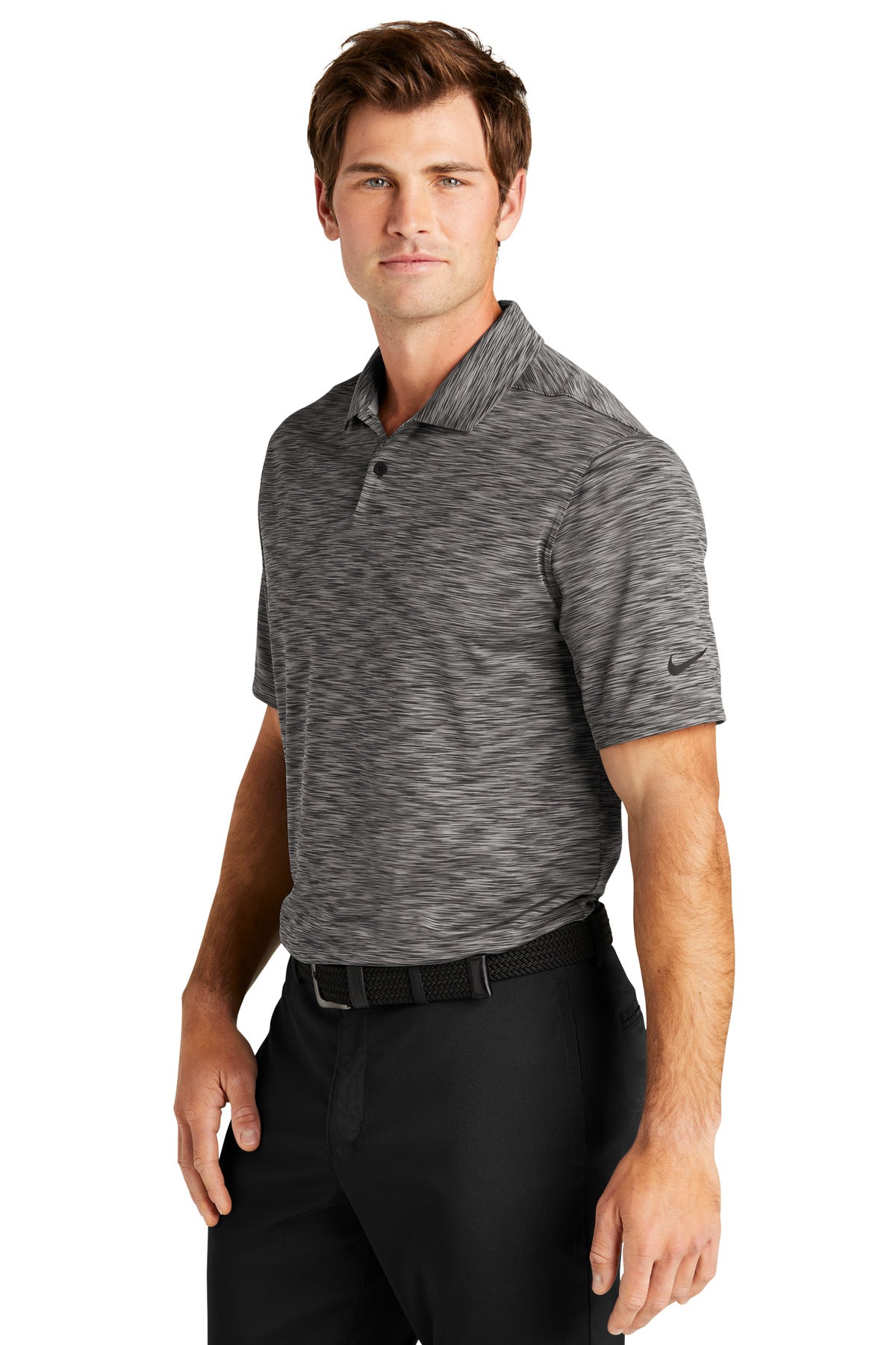 Nike Dri-FIT Vapor Space Dyed Polo NKDC2109 - Anthracite - three_q