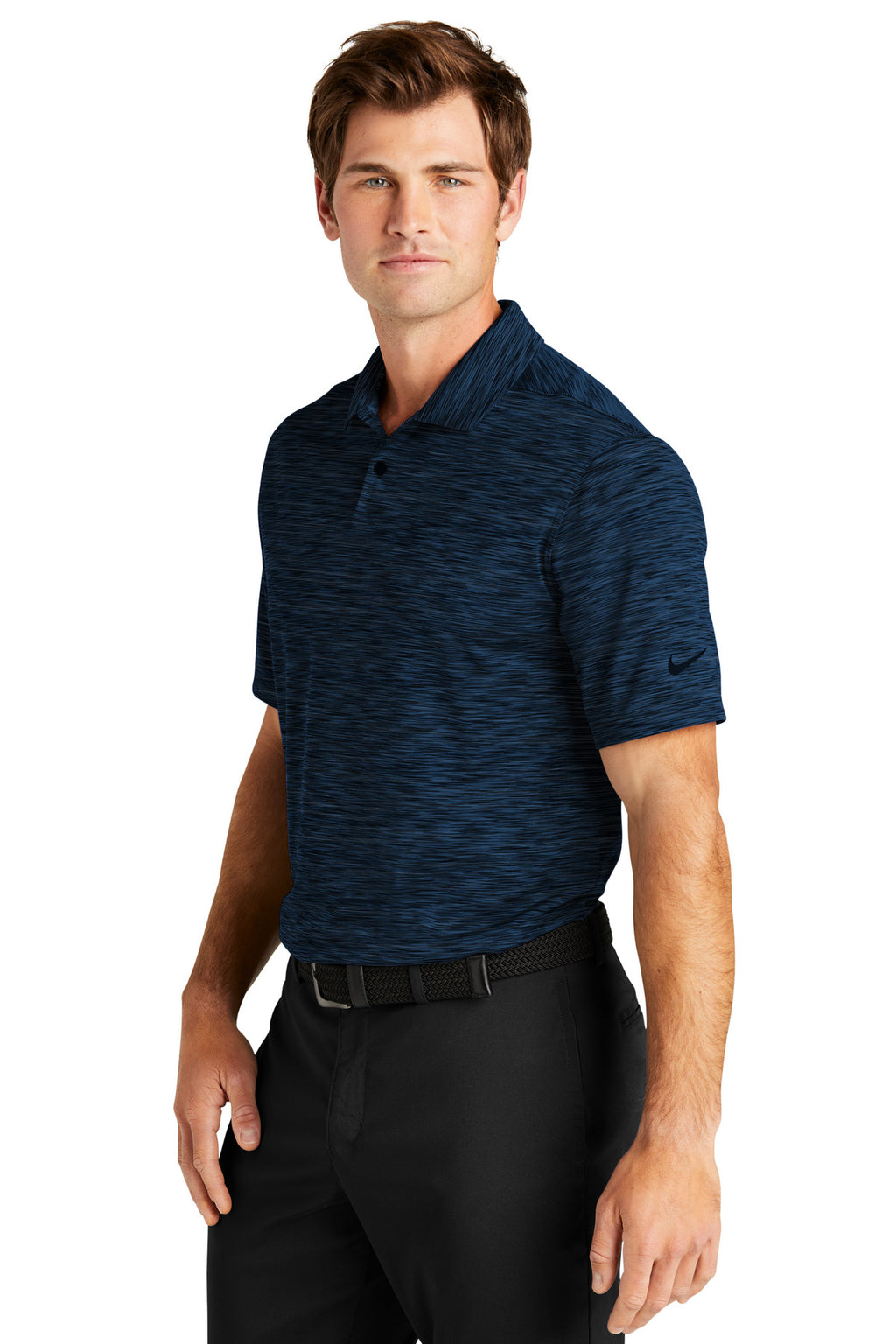 Nike Dri-FIT Vapor Space Dyed Polo NKDC2109 - Navy - three_q