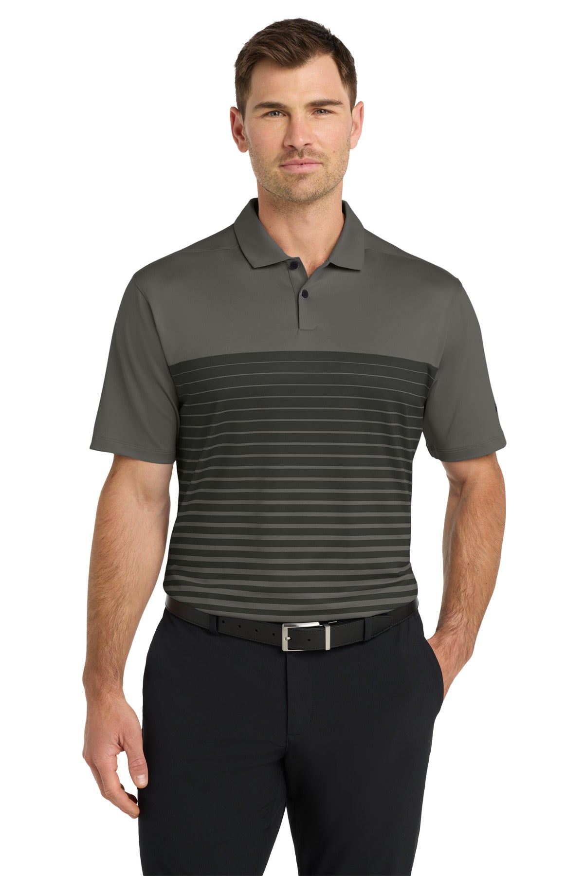 Nike Dri-FIT Vapor Block Polo NKDC2114 - Anthracite - front