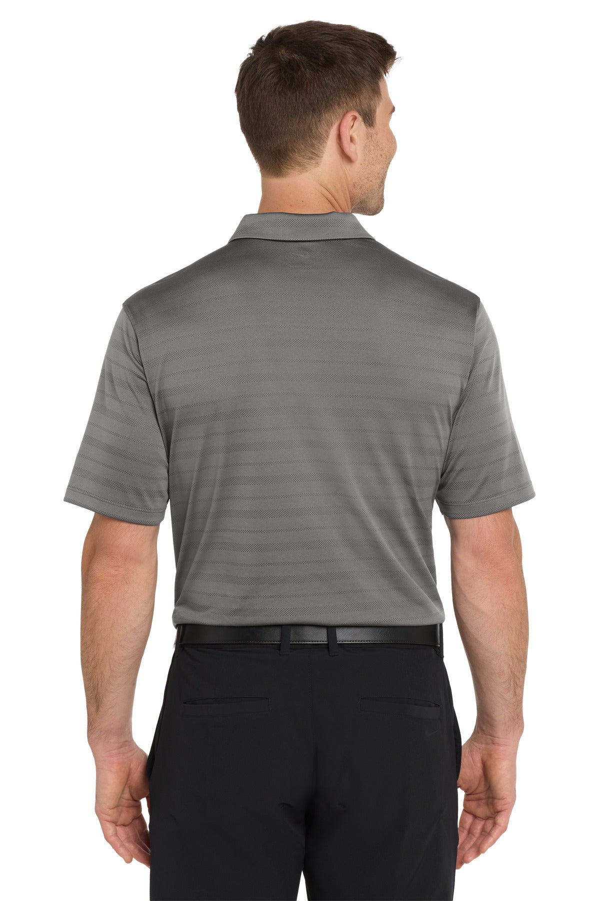 Nike Dri-FIT Vapor Jacquard Polo NKDC2115 - Dark Grey - back