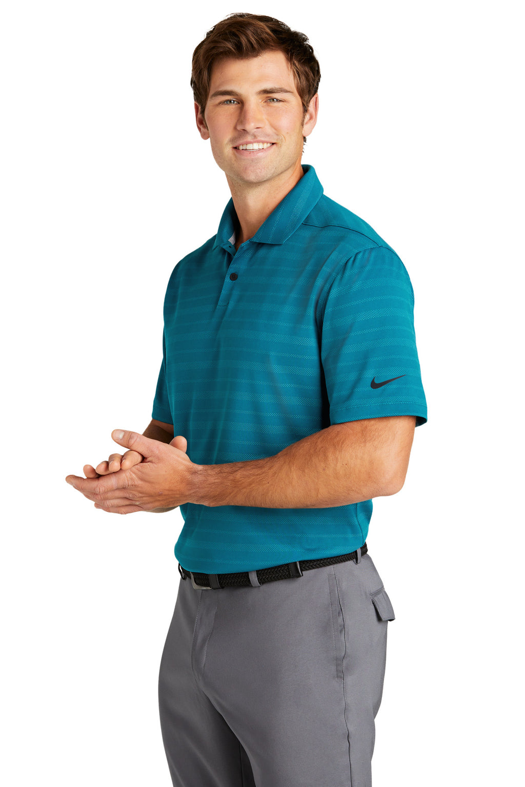 Nike Dri-FIT Vapor Jacquard Polo NKDC2115 - Marina - three_q