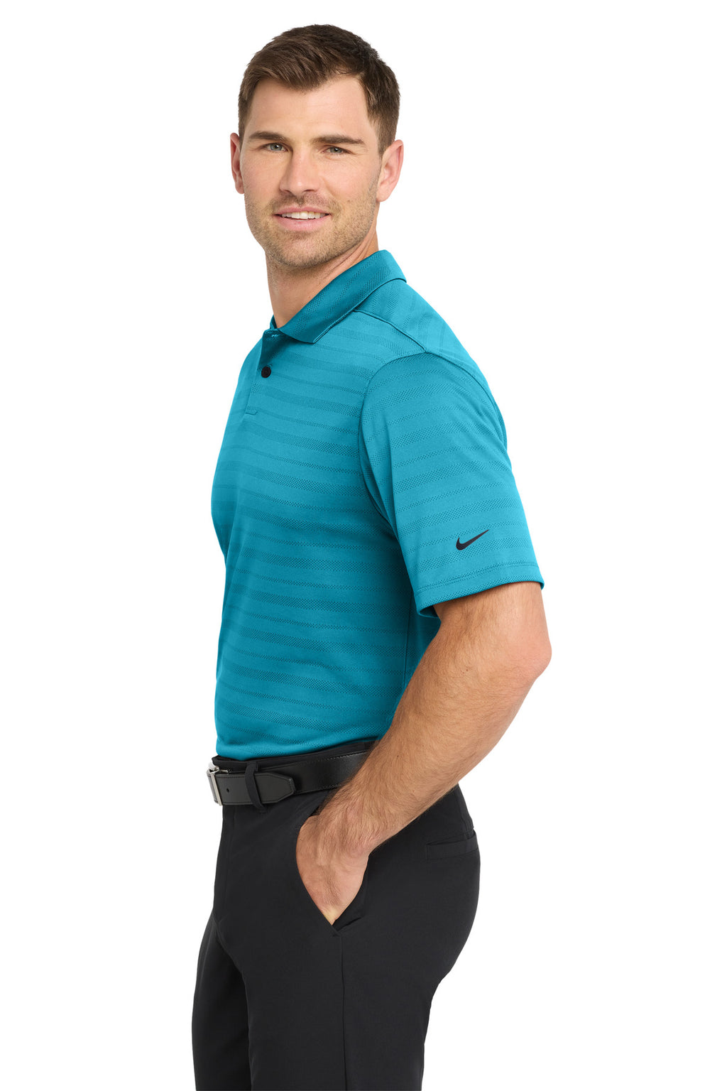 Nike Dri-FIT Vapor Jacquard Polo NKDC2115 - Marina - side