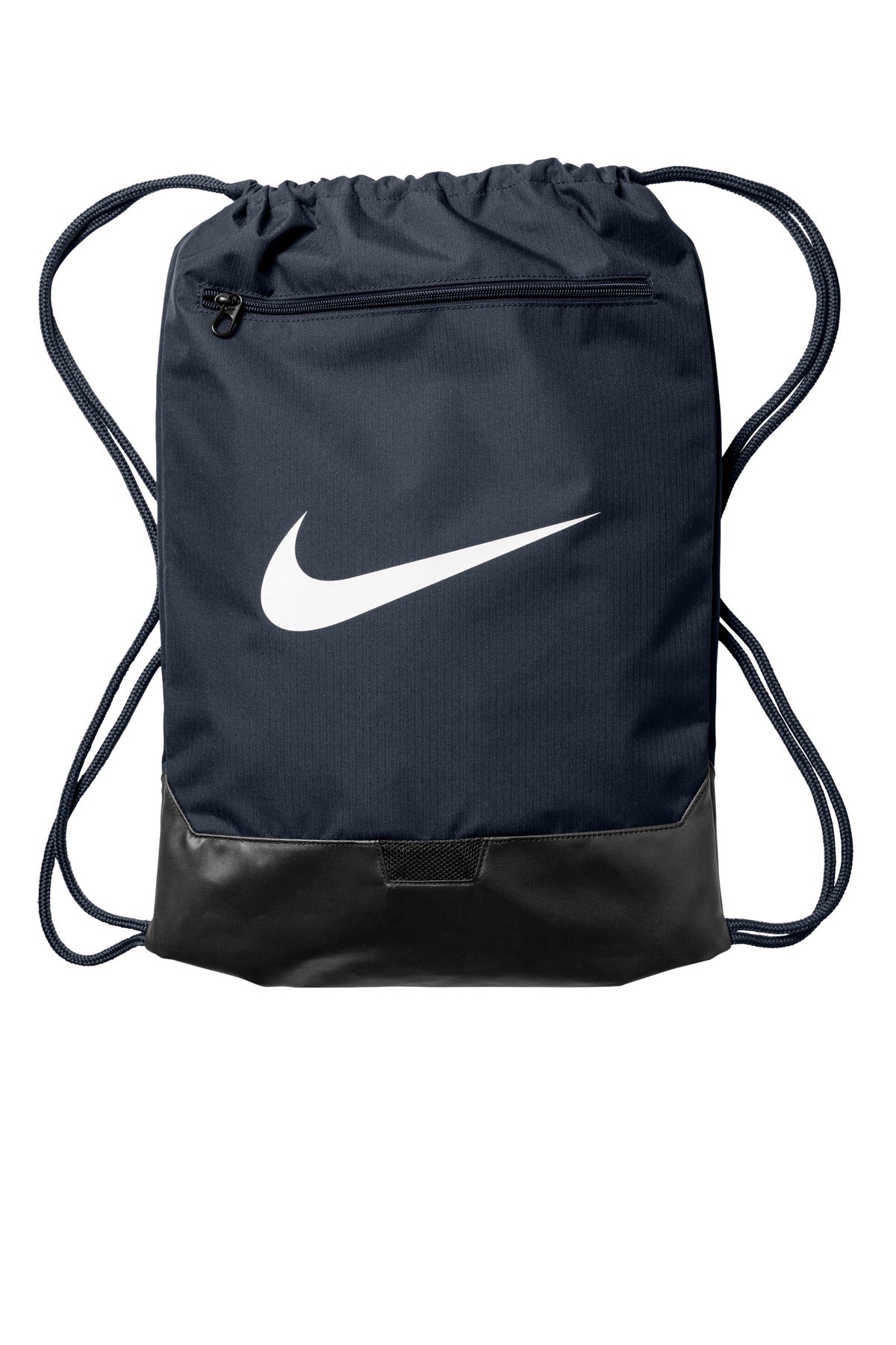 Nike Brasilia Drawstring Pack NKDM3978 - Midnight Navy - front