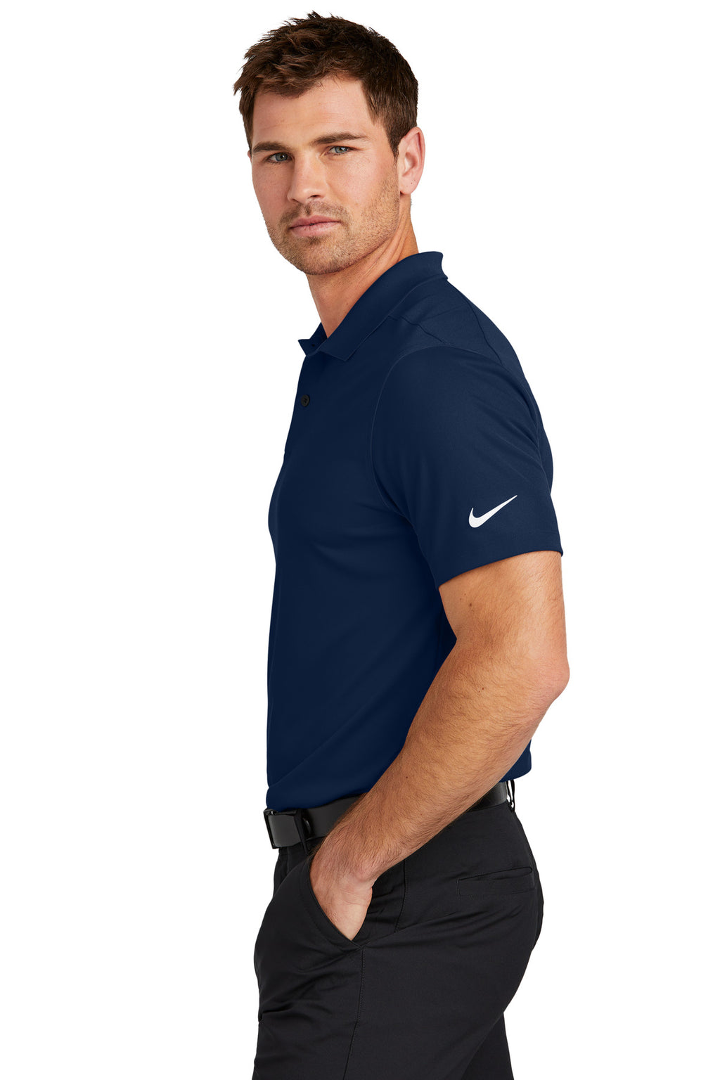 Nike Victory Solid Polo NKDX6684 - College Navy - side