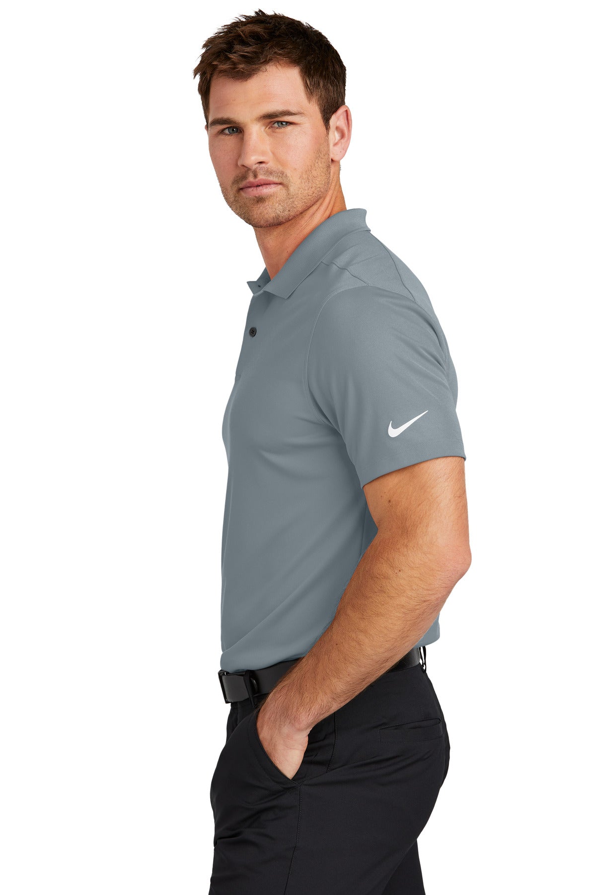 Nike Victory Solid Polo NKDX6684 - Cool Grey - side