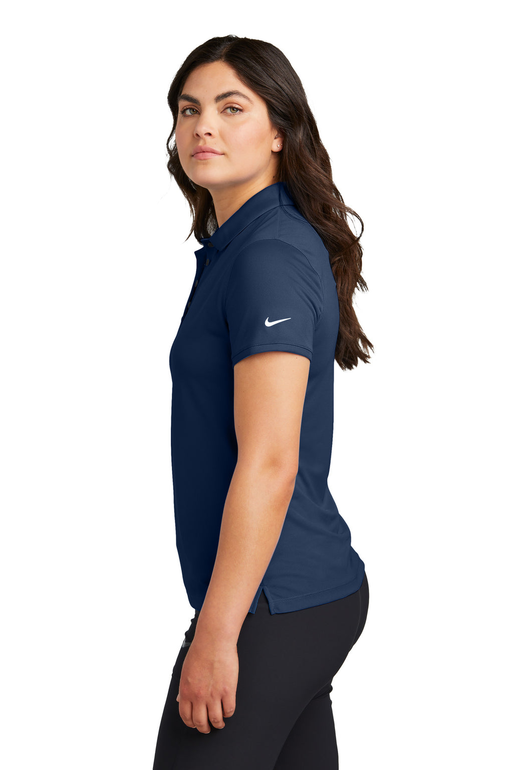 Nike Women's Victory Solid Polo NKDX6685 - College Navy - side