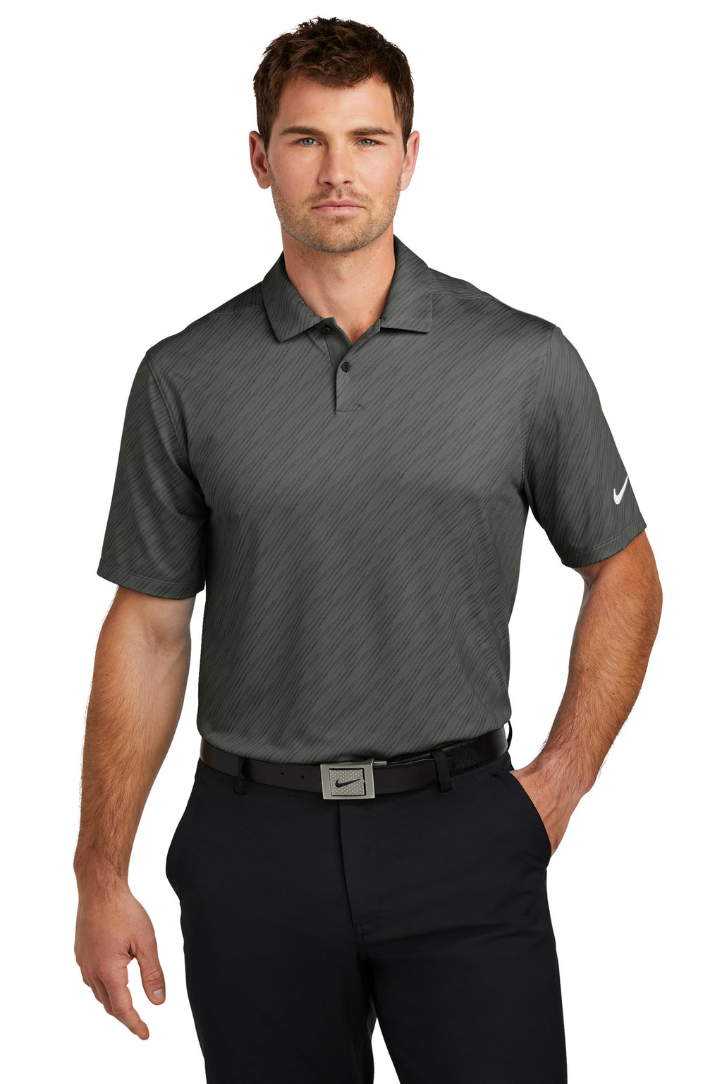 Nike Vapor Dash Polo NKDX6688 - Anthracite - front
