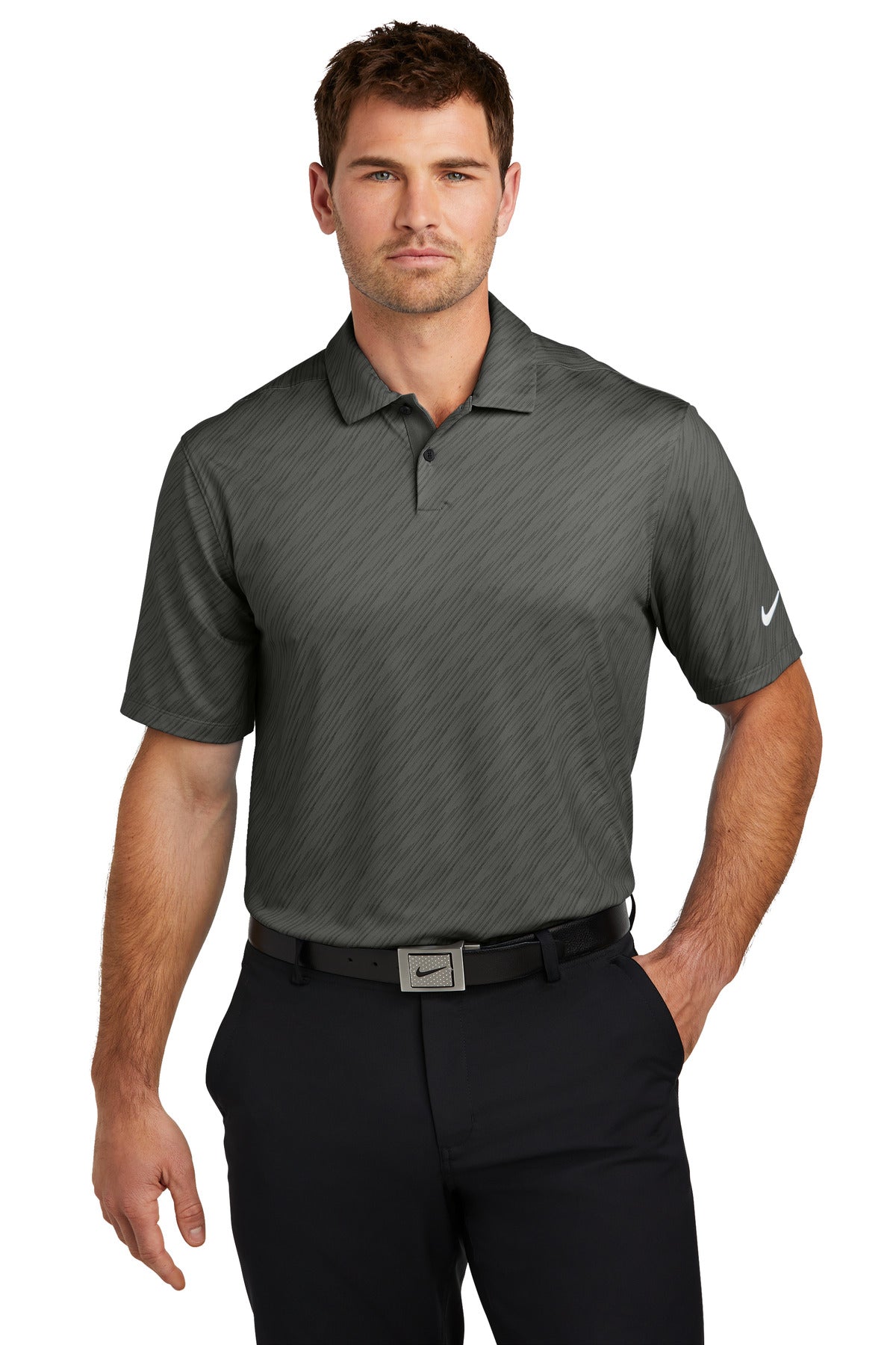 Nike Vapor Dash Polo NKDX6688 - Anthracite - front