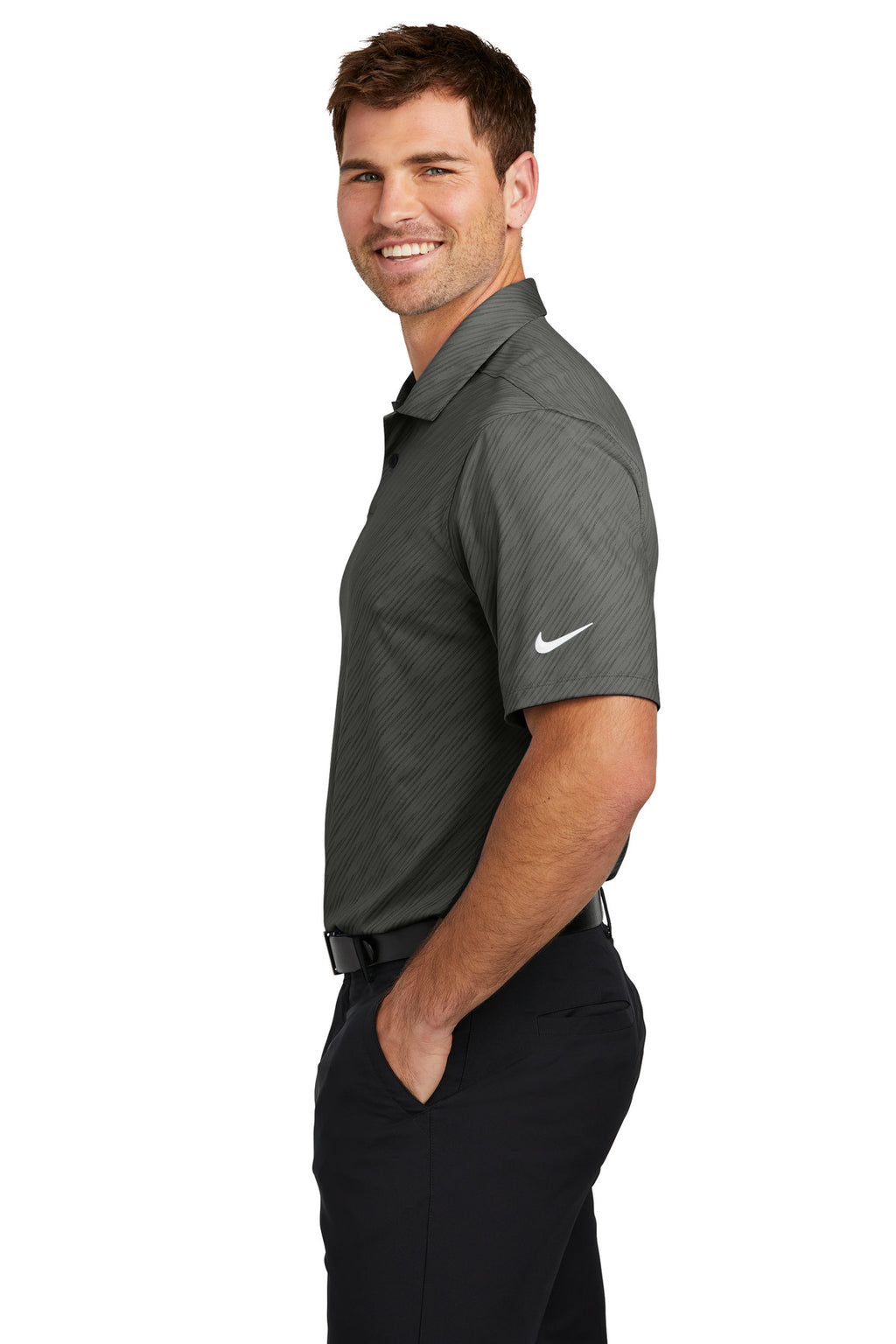 Nike Vapor Dash Polo NKDX6688 - Anthracite - side
