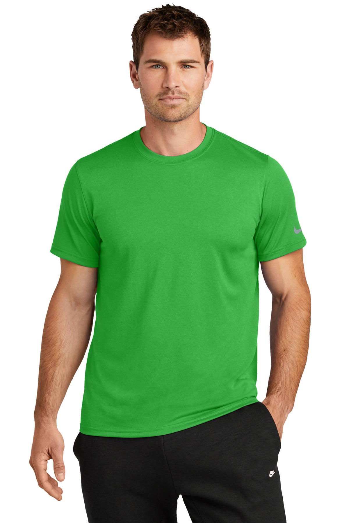 Nike Swoosh Sleeve rLegend Tee NKDX8730 - Apple Green - front