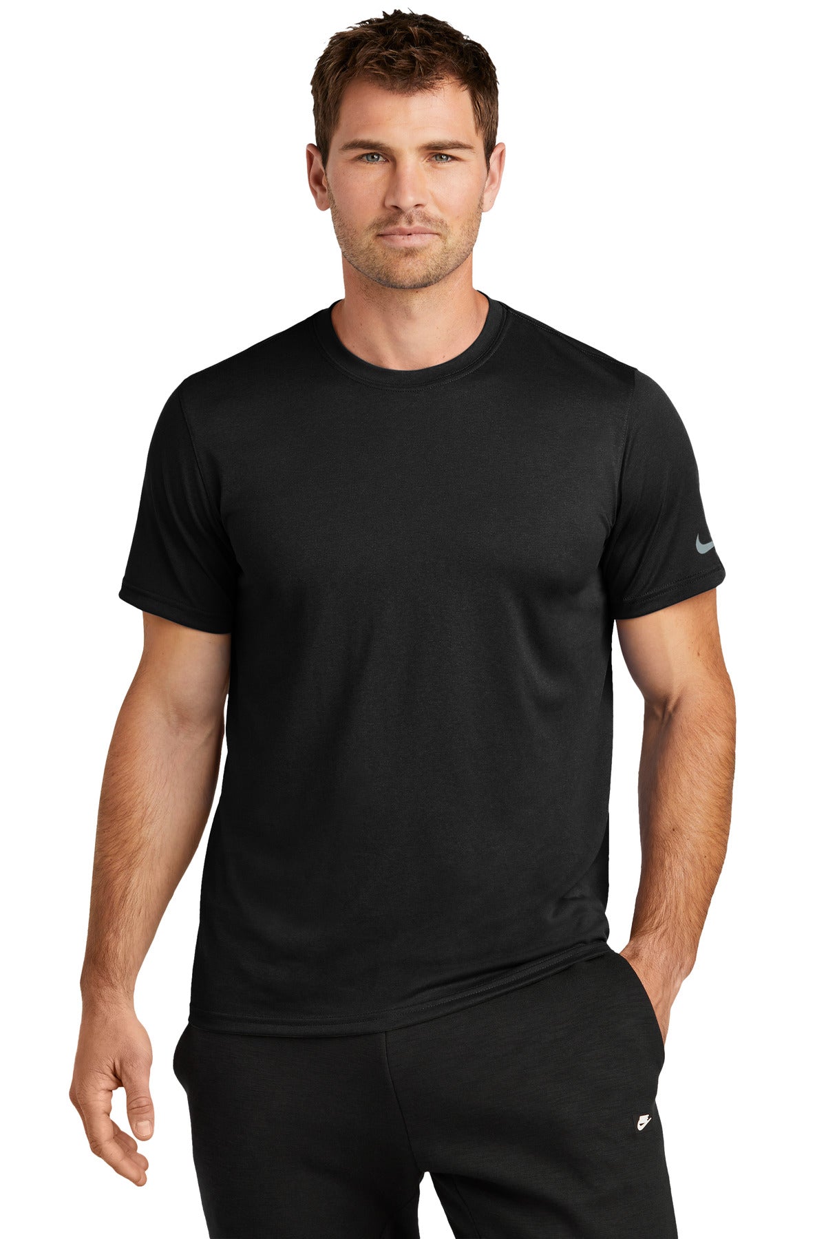 Nike Swoosh Sleeve rLegend Tee NKDX8730 - Black - front