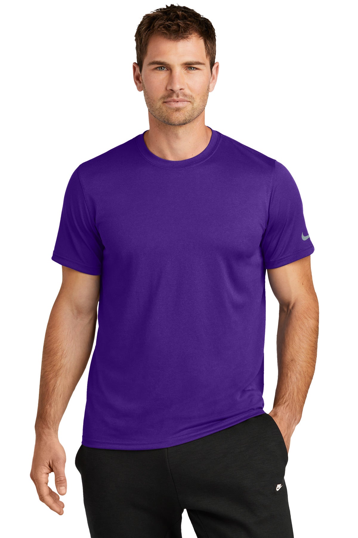 Nike Swoosh Sleeve rLegend Tee NKDX8730 - Court Purple - front