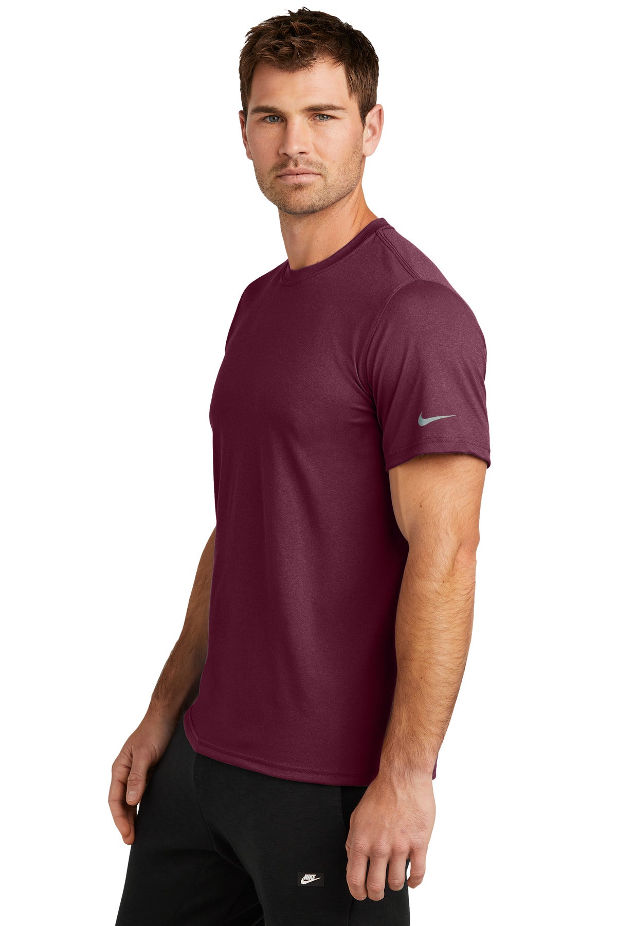 Nike Swoosh Sleeve rLegend Tee NKDX8730 - Deep Maroon - side