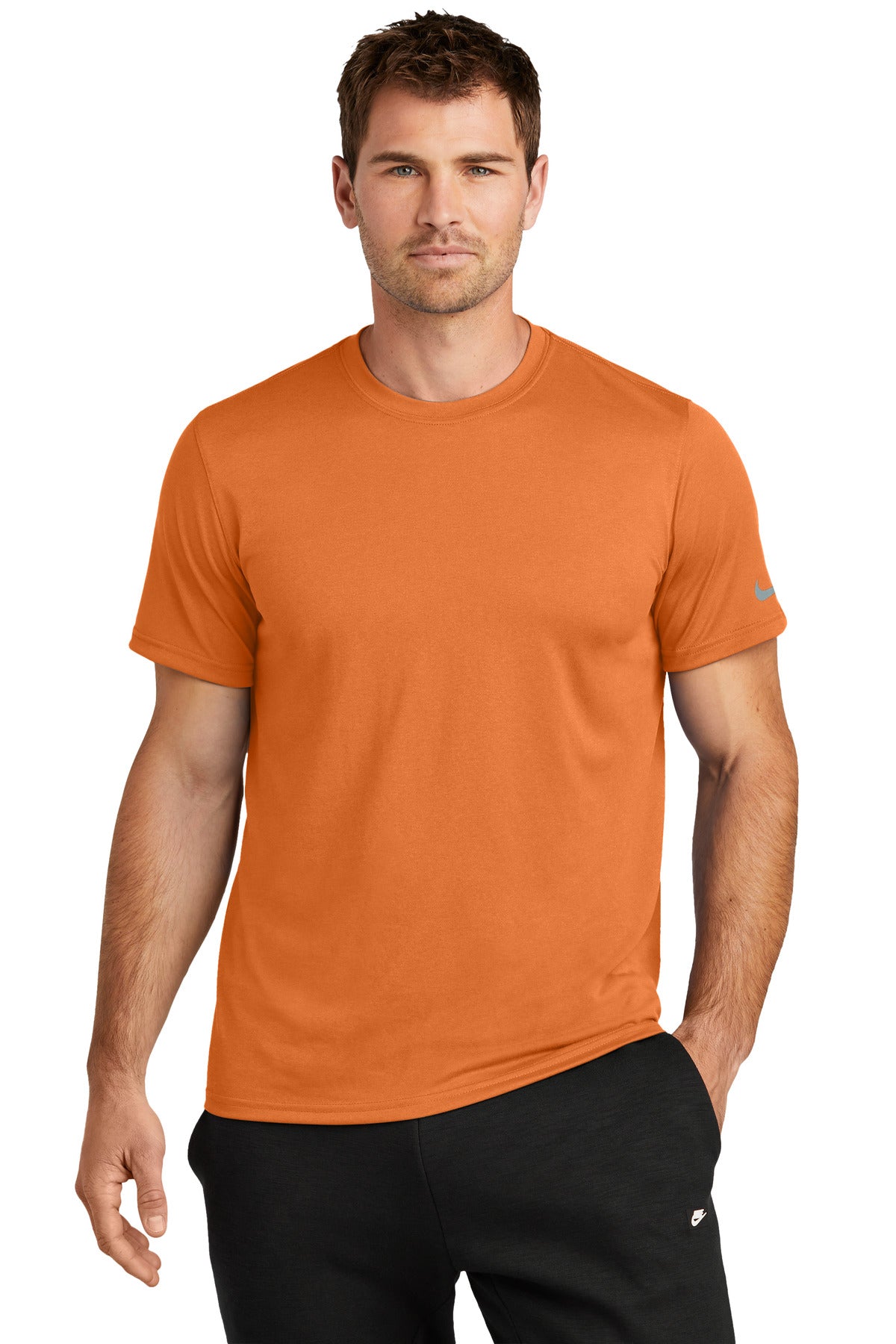 Nike Swoosh Sleeve rLegend Tee NKDX8730 - Desert Orange - front
