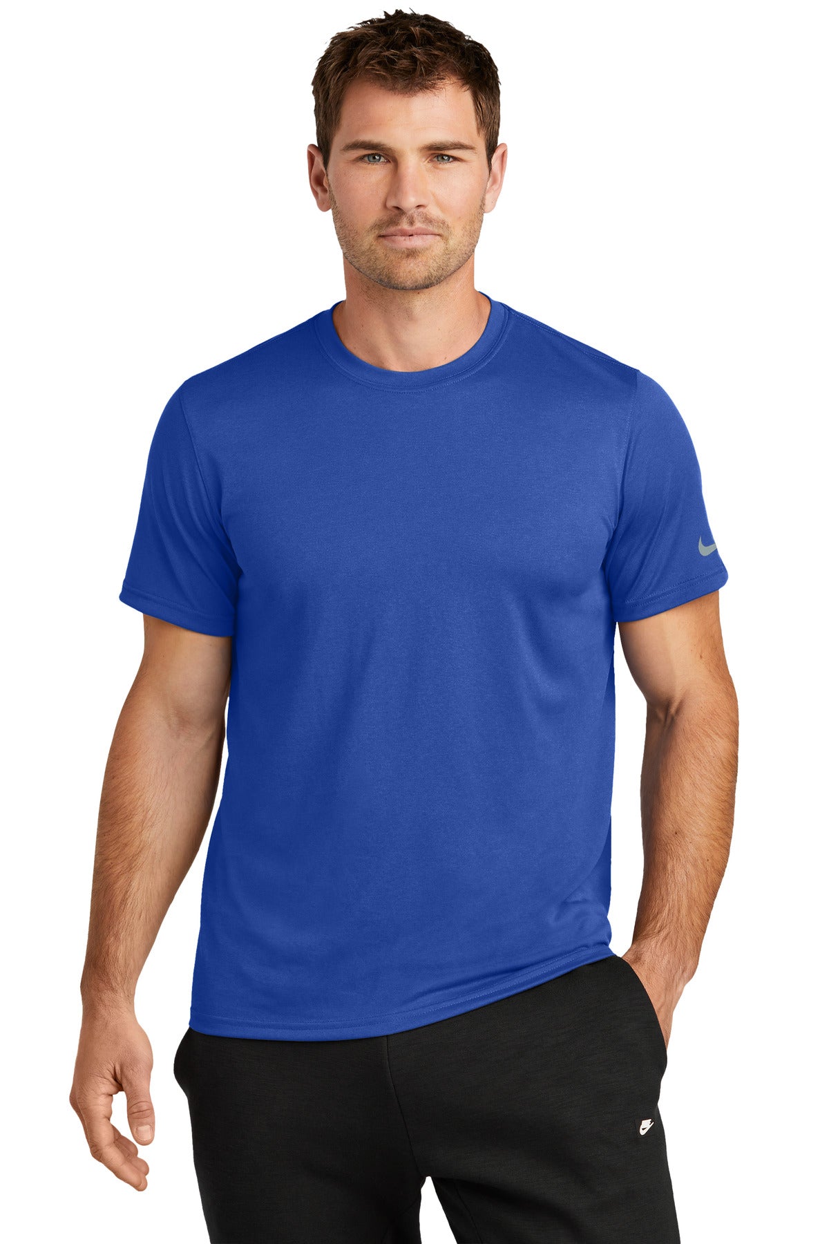 Nike Swoosh Sleeve rLegend Tee NKDX8730 - Game Royal - front