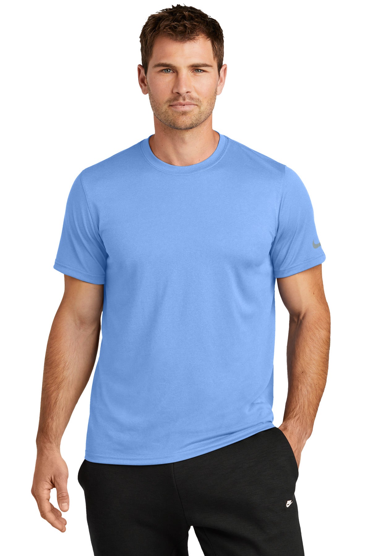 Nike Swoosh Sleeve rLegend Tee NKDX8730 - Valor Blue - front