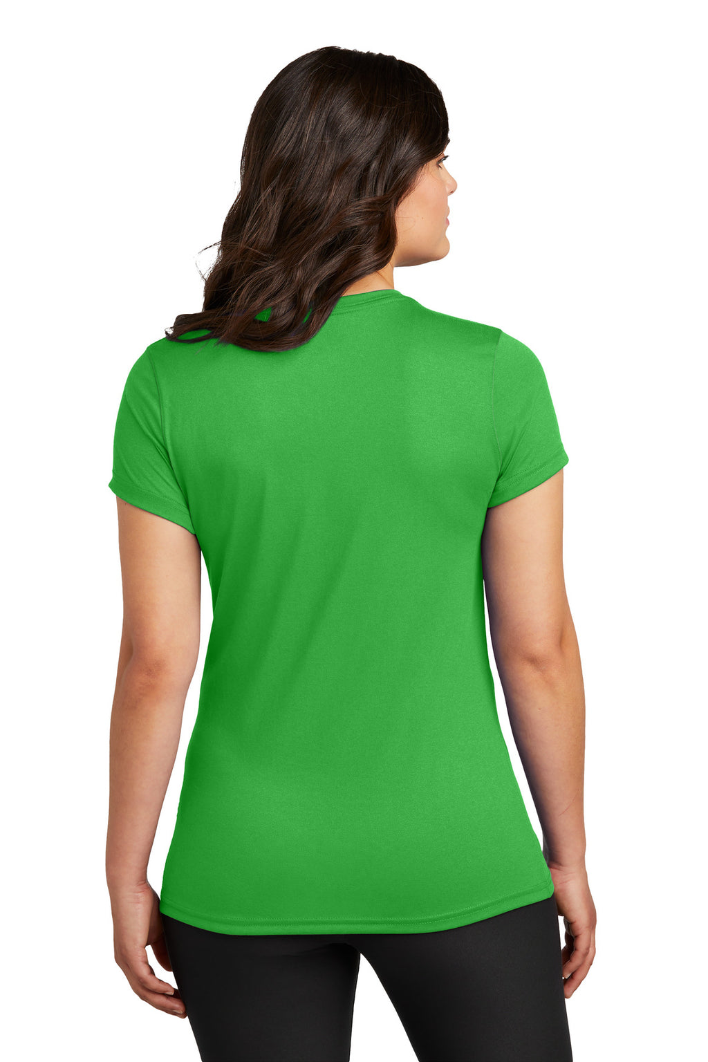 Nike Women's Swoosh Sleeve rLegend Tee NKDX8734 - Apple Green - back