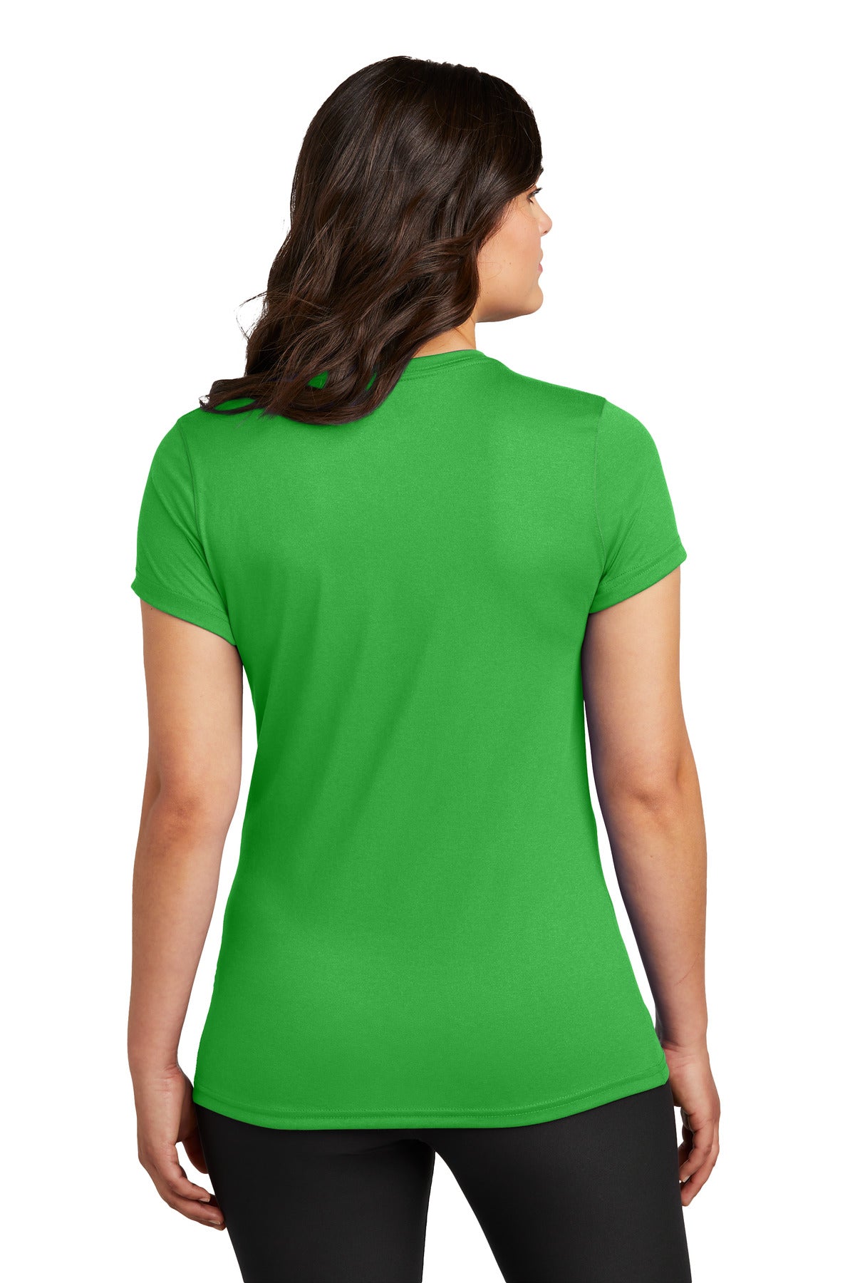 Nike Women's Swoosh Sleeve rLegend Tee NKDX8734 - Apple Green - back