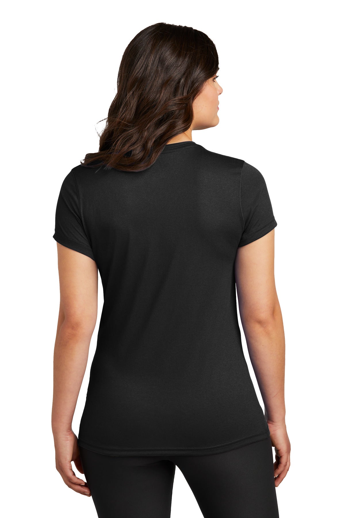 Nike Women's Swoosh Sleeve rLegend Tee NKDX8734 - Black - back