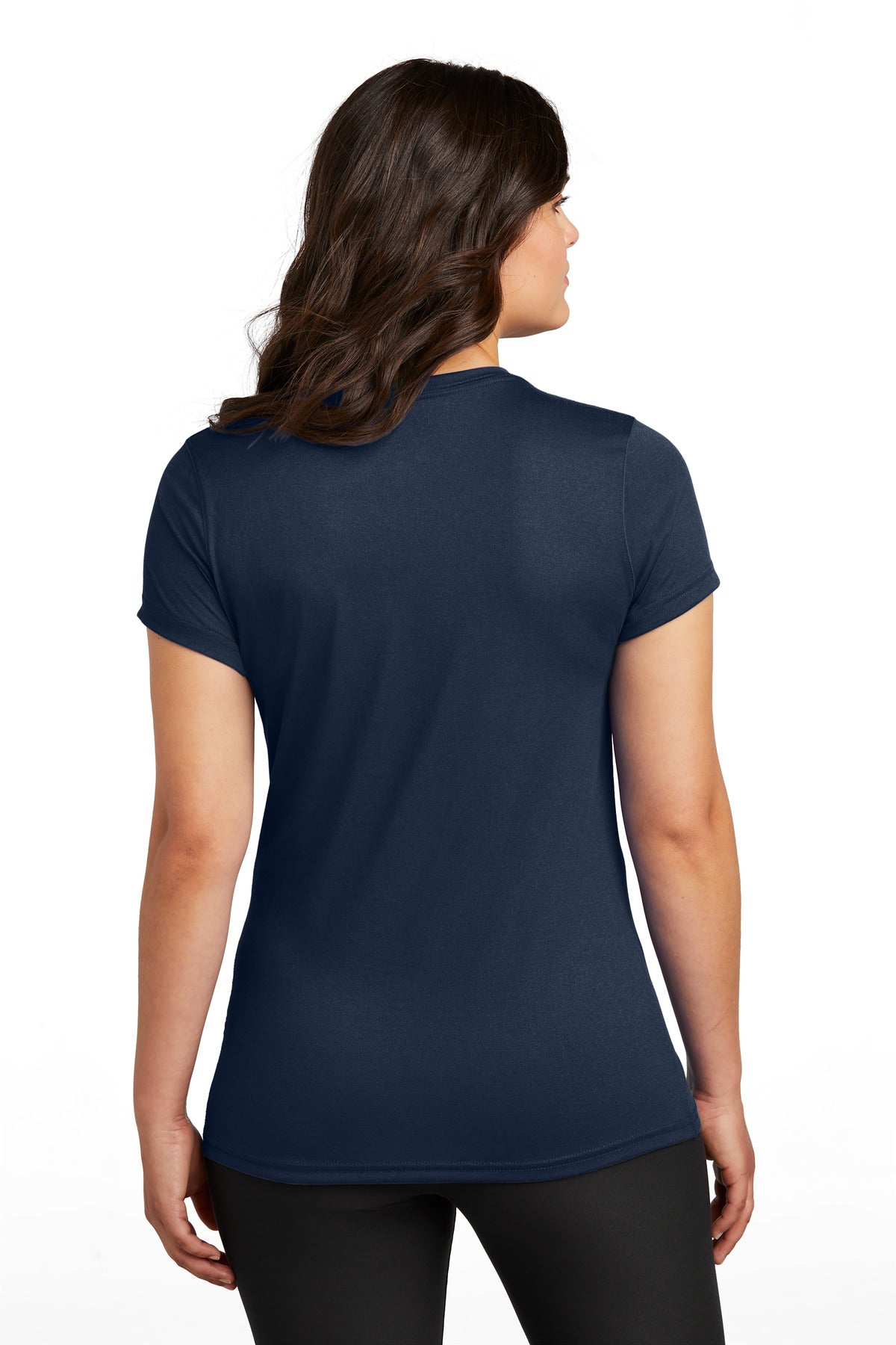 Nike Women's Swoosh Sleeve rLegend Tee NKDX8734 - College Navy - back