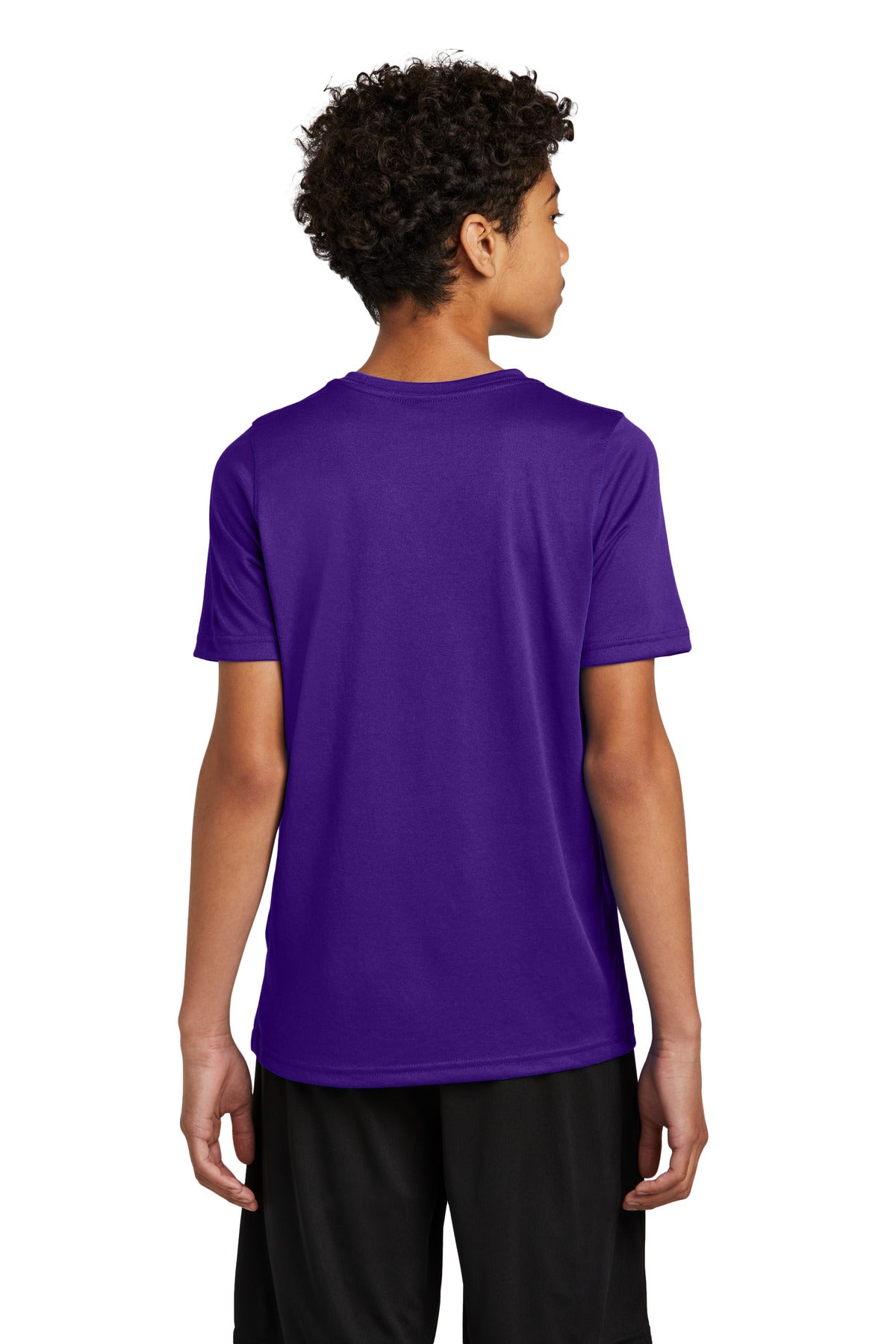 Nike Youth Swoosh Sleeve rLegend Tee NKDX8787 - Court Purple - back