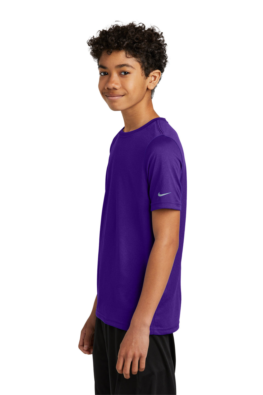 Nike Youth Swoosh Sleeve rLegend Tee NKDX8787 - Court Purple - side