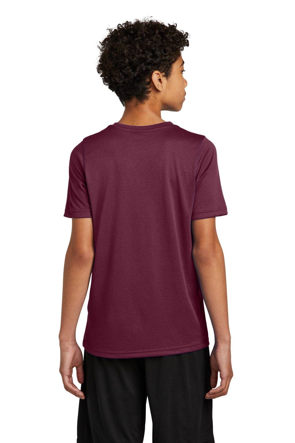 Nike Youth Swoosh Sleeve rLegend Tee NKDX8787 - Deep Maroon - back