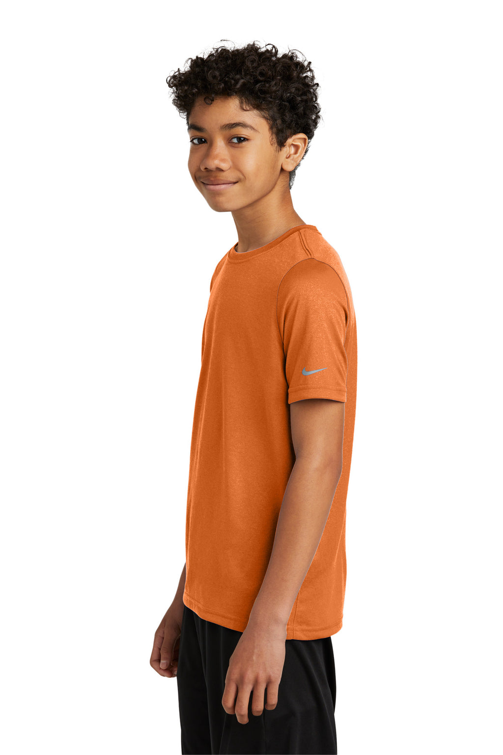 Nike Youth Swoosh Sleeve rLegend Tee NKDX8787 - Desert Orange - side