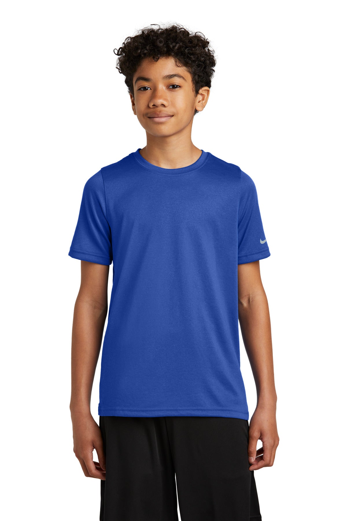 Nike Youth Swoosh Sleeve rLegend Tee NKDX8787 - Game Royal - front