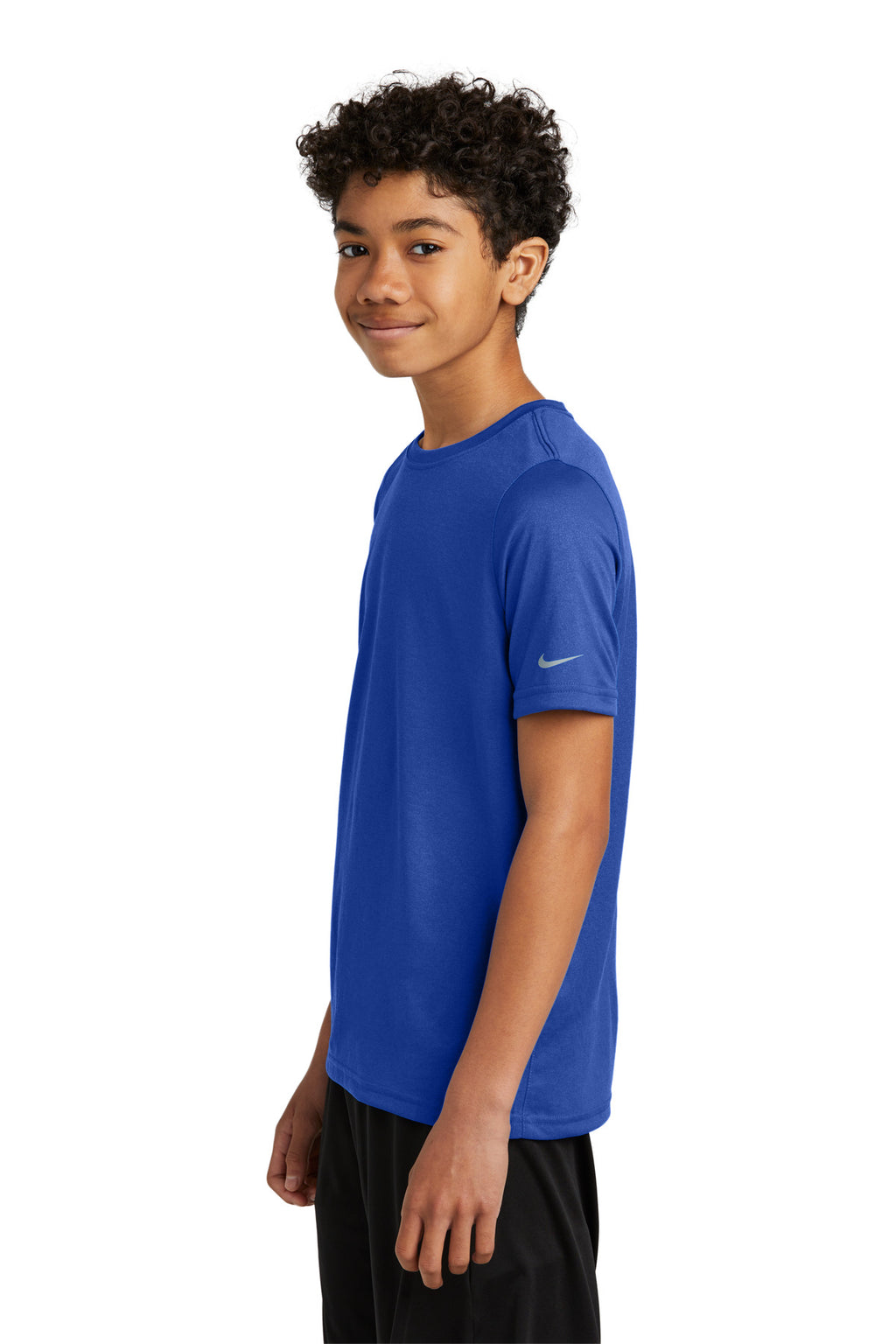 Nike Youth Swoosh Sleeve rLegend Tee NKDX8787 - Game Royal - side