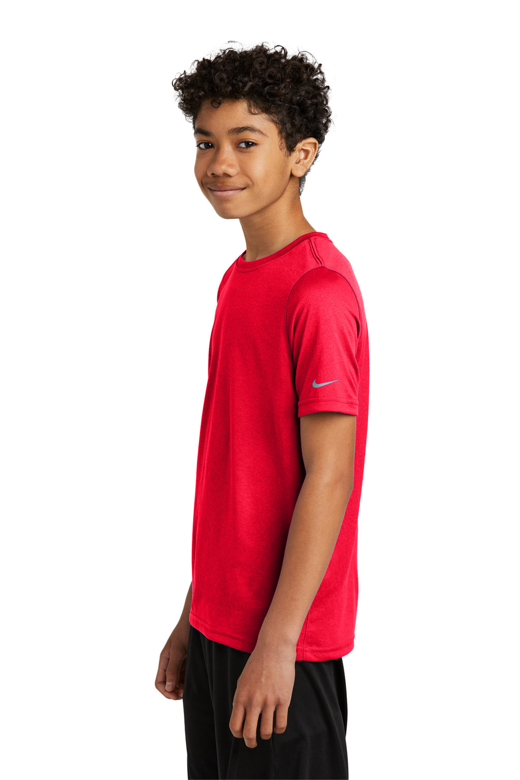 Nike Youth Swoosh Sleeve rLegend Tee NKDX8787 - University Red - side