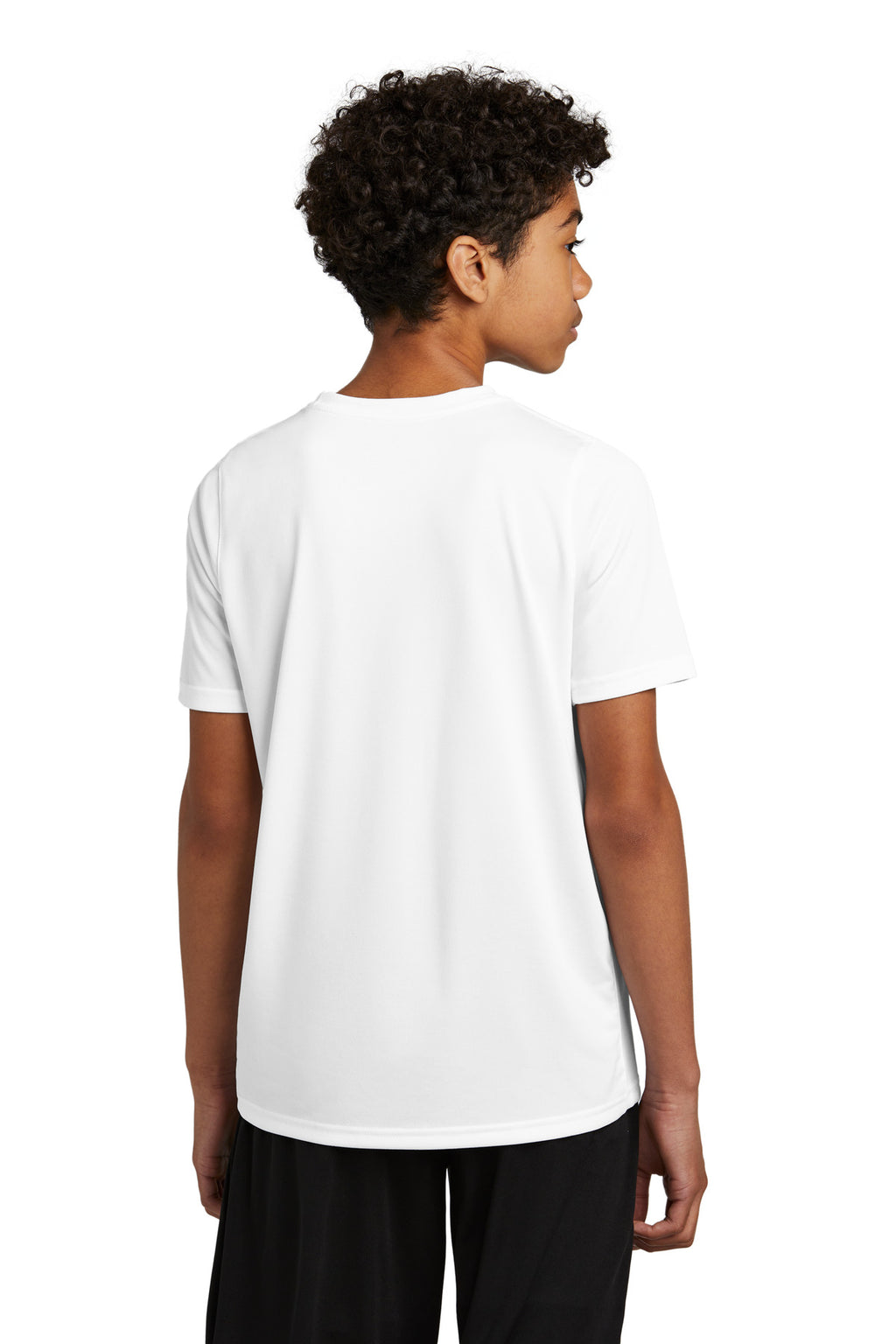 Nike Youth Swoosh Sleeve rLegend Tee NKDX8787 - White - back