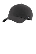 Nike Heritage Cotton Twill Cap NKFB5677 - Anthracite - front