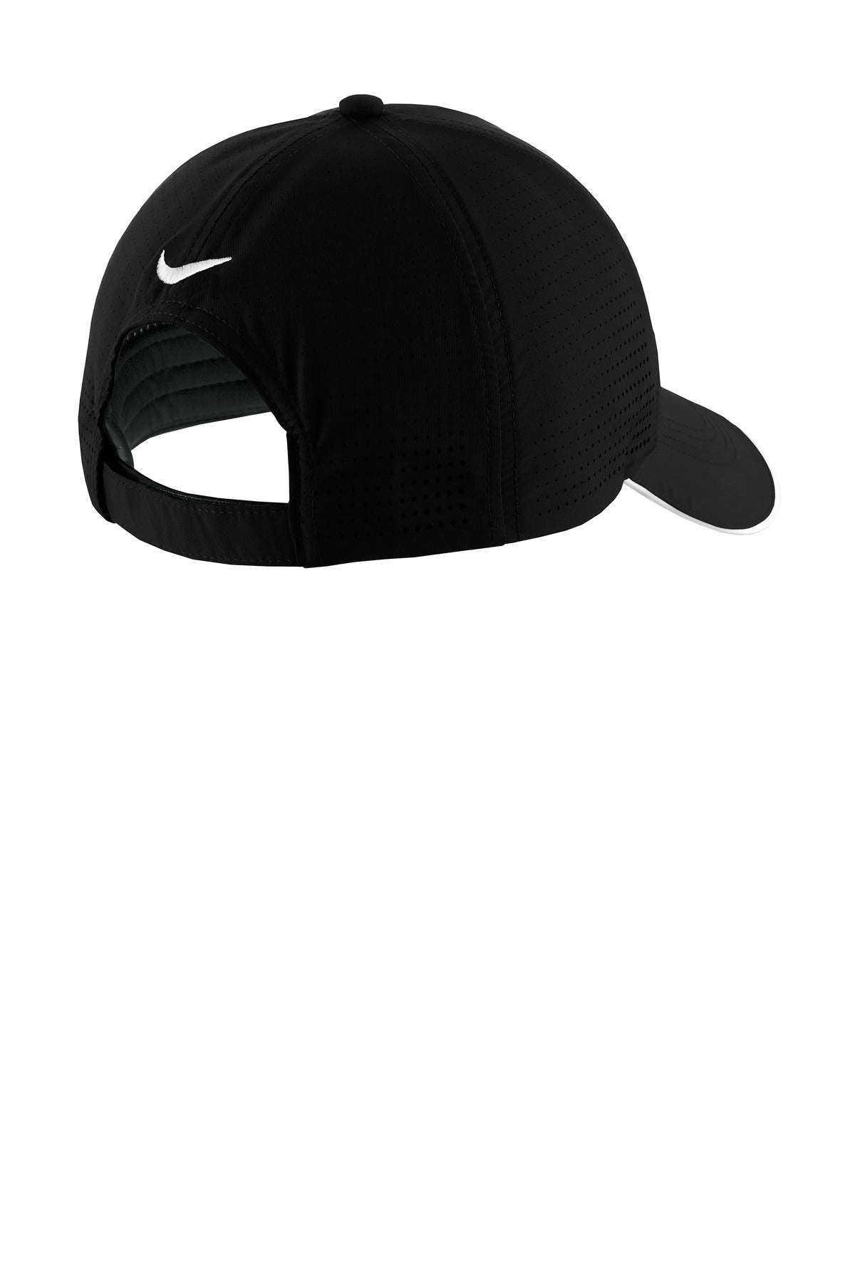 Nike Dri-FIT Perforated Performance Cap NKFB6445 - Black/ White - back