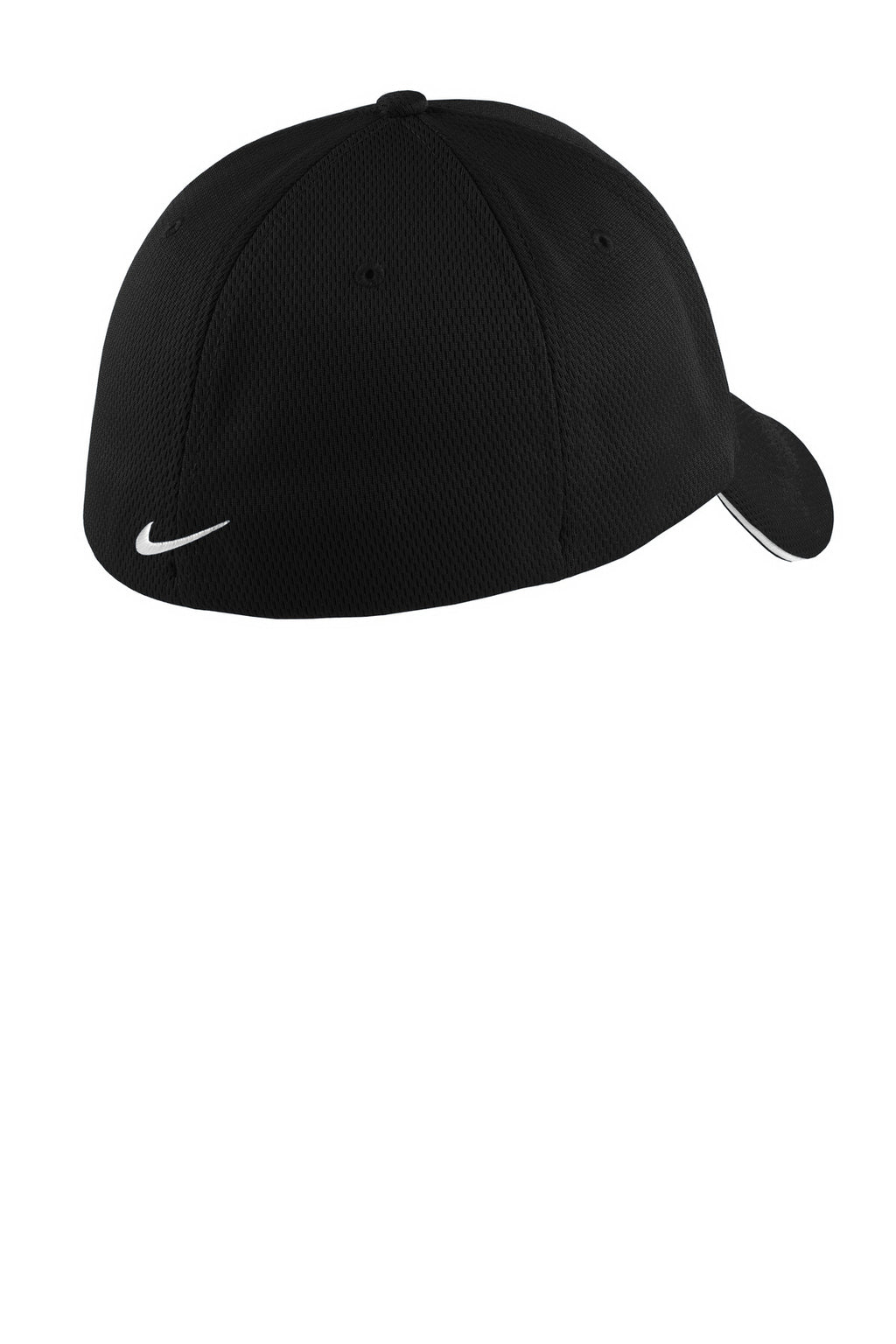 Nike Dri-FIT Stretch Mesh Sandwich Bill Cap NKFD9718 - Black/ White - back