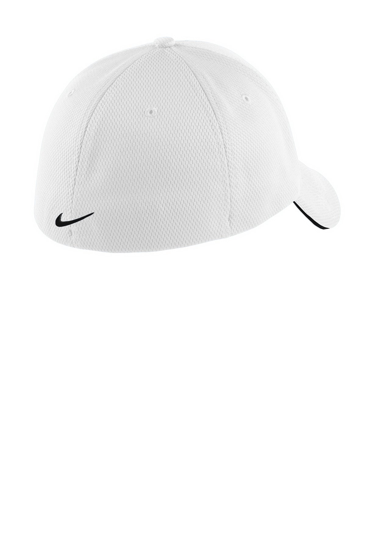 Nike Dri-FIT Stretch Mesh Sandwich Bill Cap NKFD9718 - White/ Black - back