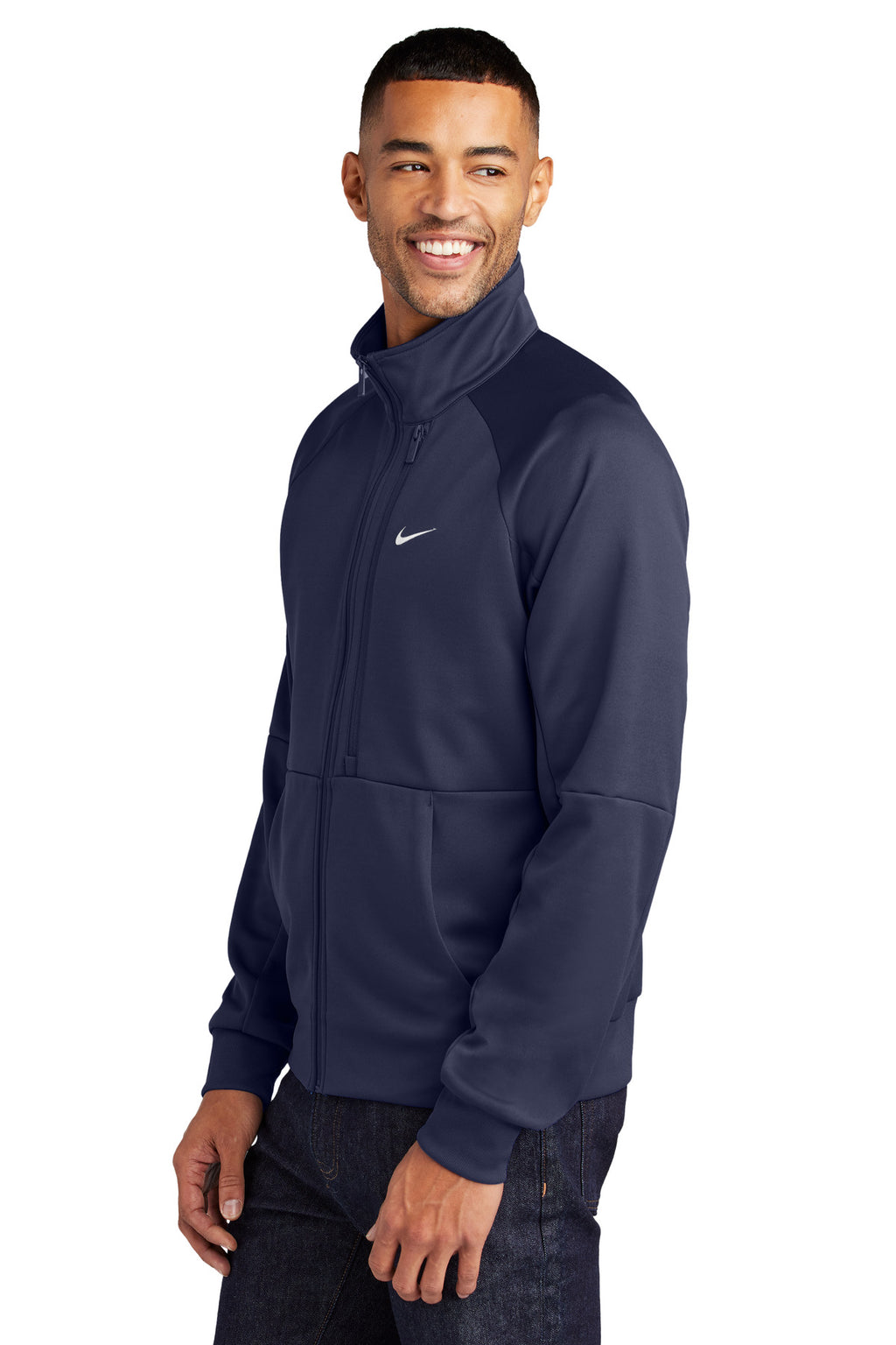 Nike Full-Zip Chest Swoosh Jacket NKFD9891 - Midnight Navy - side