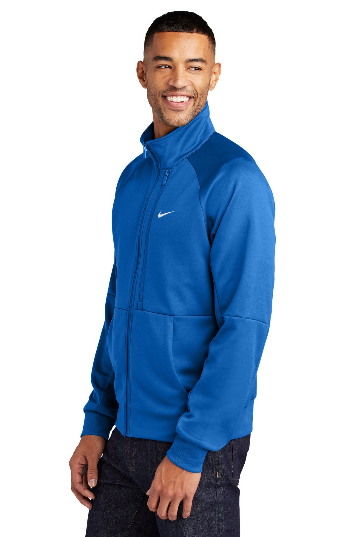 Nike Full-Zip Chest Swoosh Jacket NKFD9891 - Royal - side