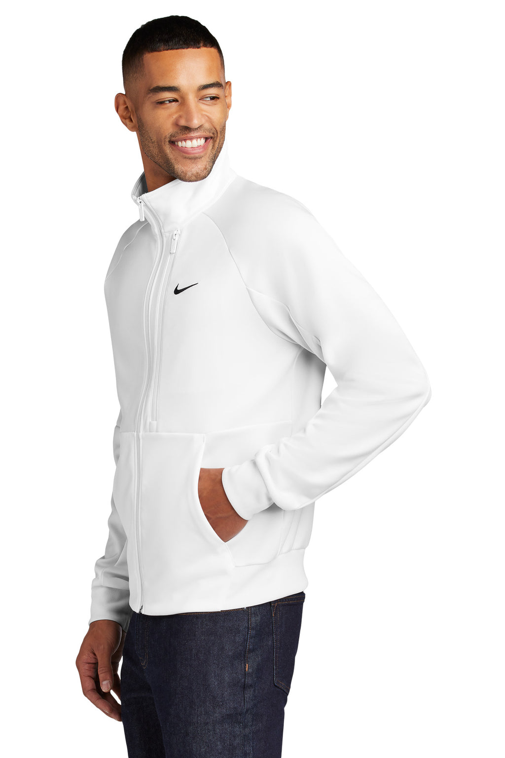 Nike Full-Zip Chest Swoosh Jacket NKFD9891 - White - side