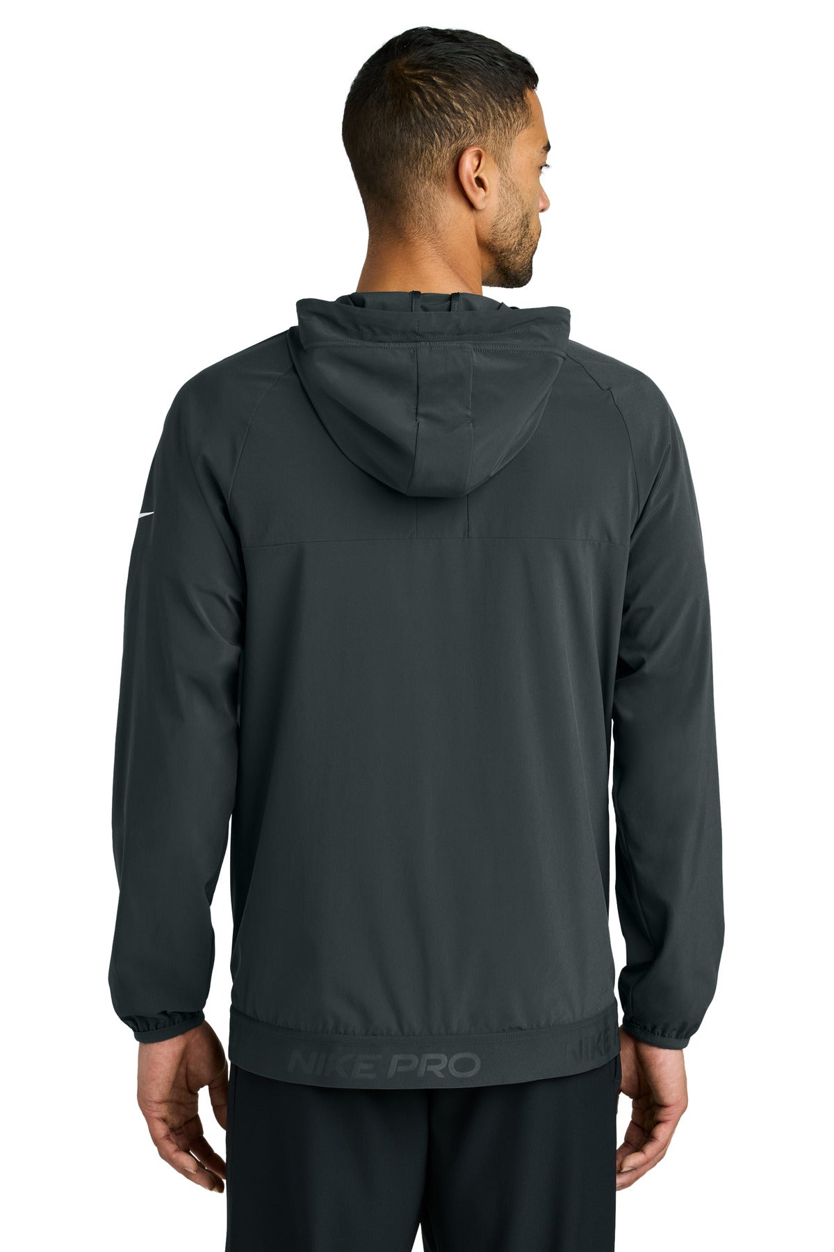 Nike Pro Hooded Jacket NKFQ4761 - Anthracite - back