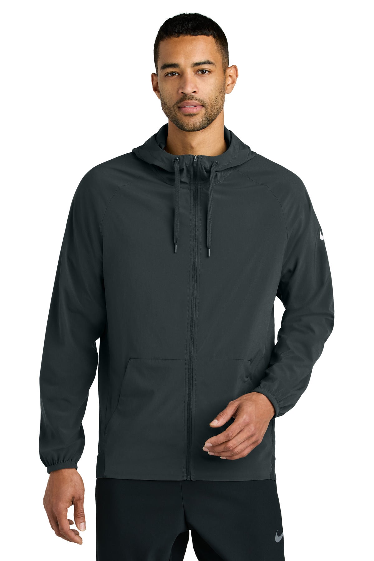 Nike Pro Hooded Jacket NKFQ4761 - Anthracite - front